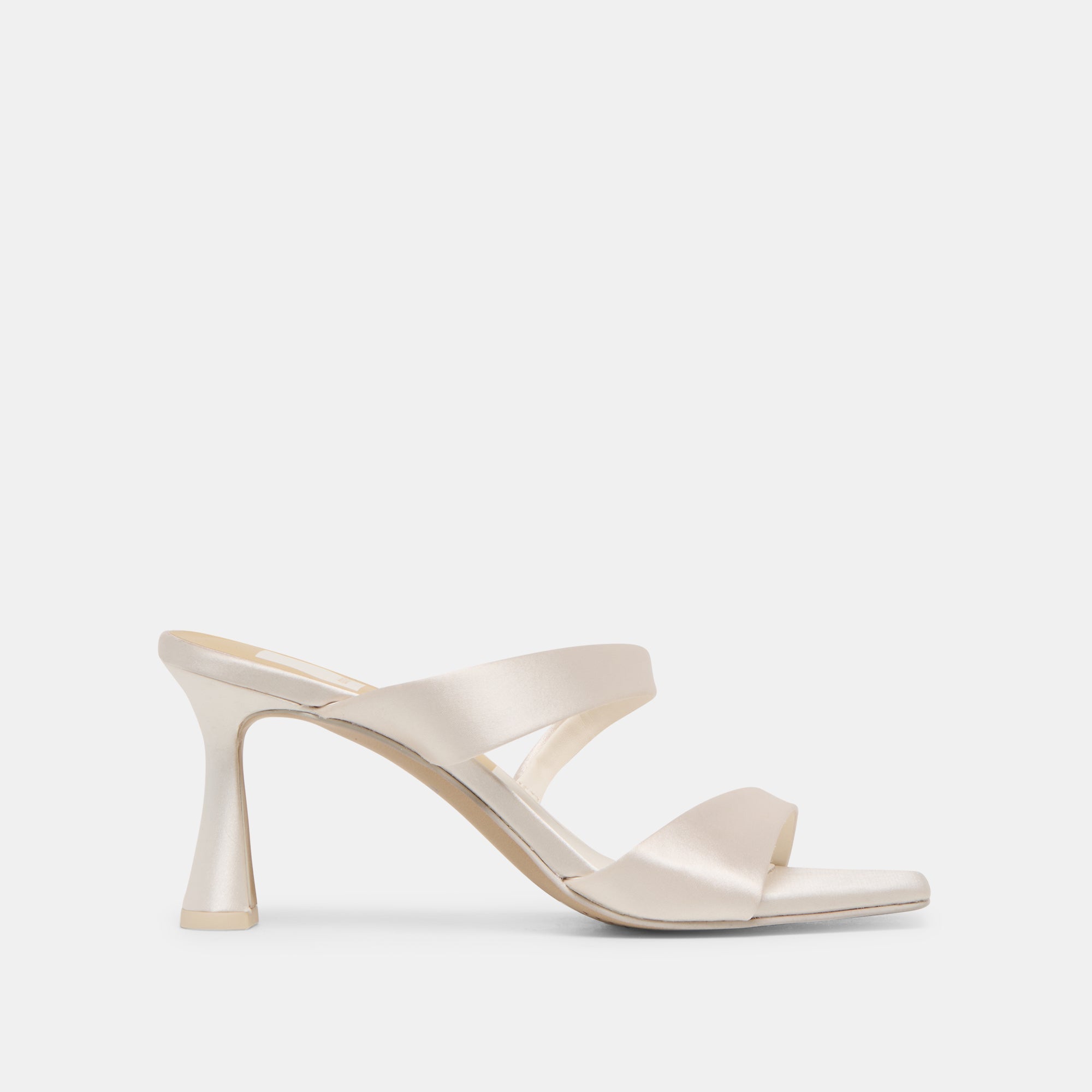 Icelyn Ivory Satin Heels / Dolce Vita