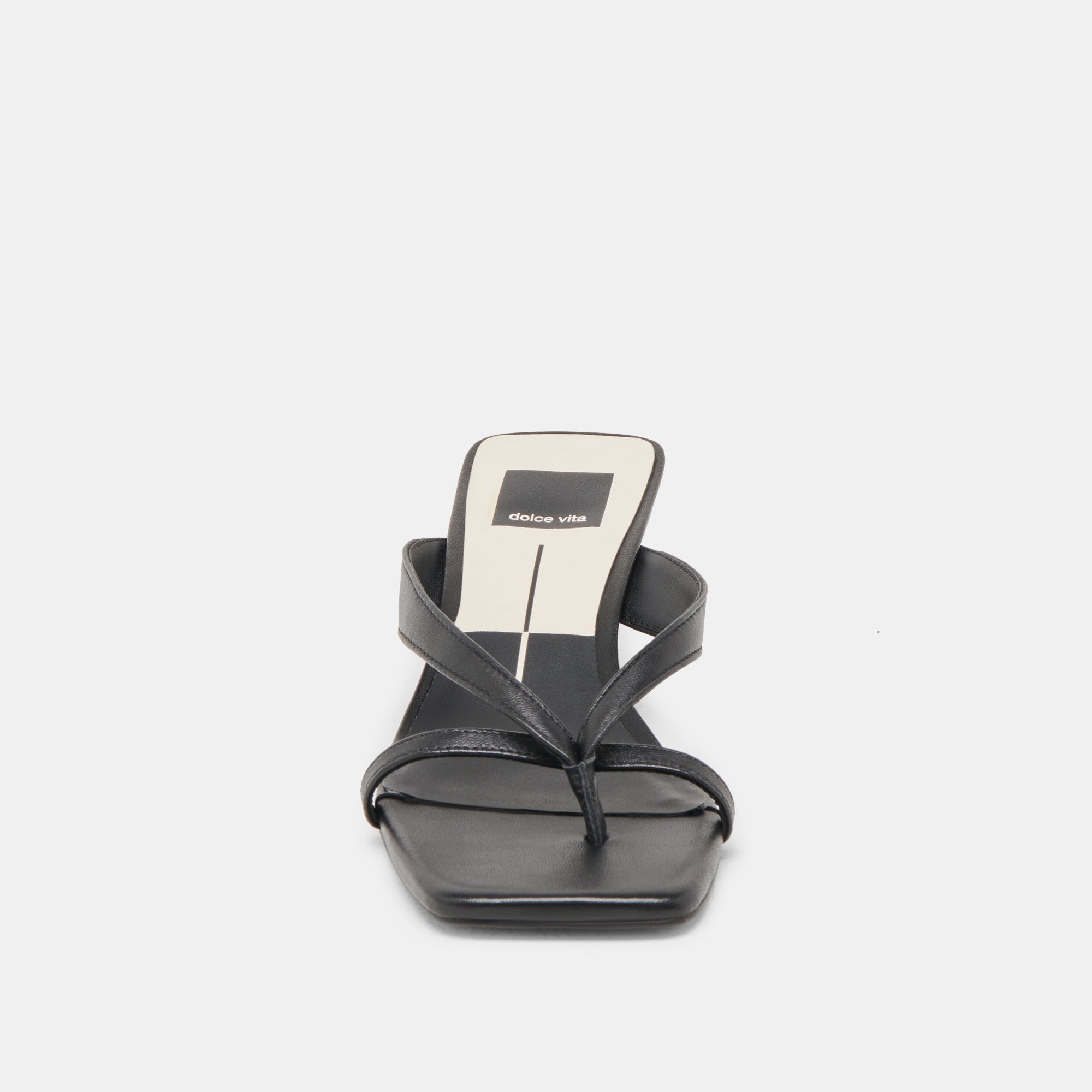 BREVEL WIDE HEELS ONYX LEATHER
 – Dolce Vita / Dolce Vita