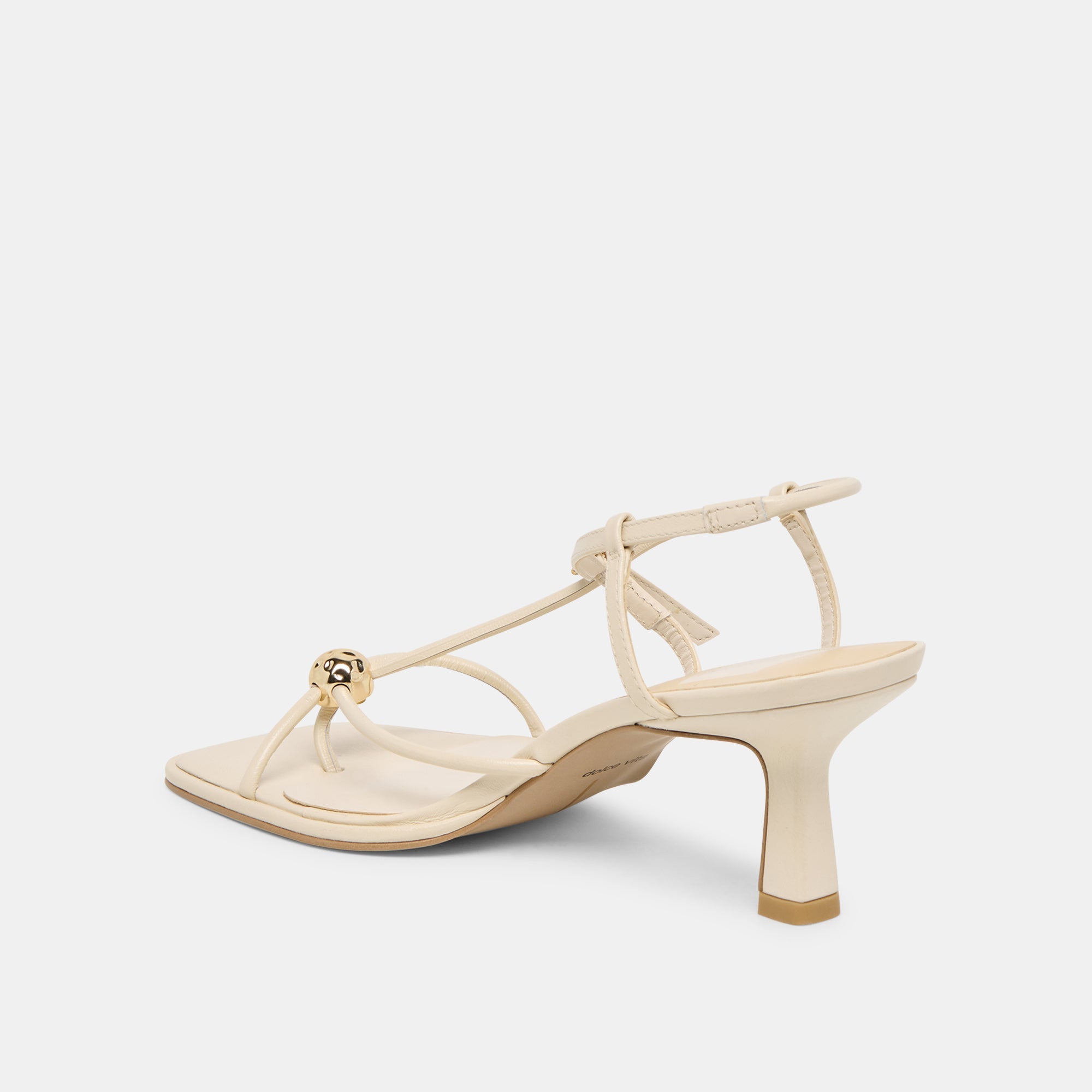 Mylee Creme Leather Heels / Dolce Vita