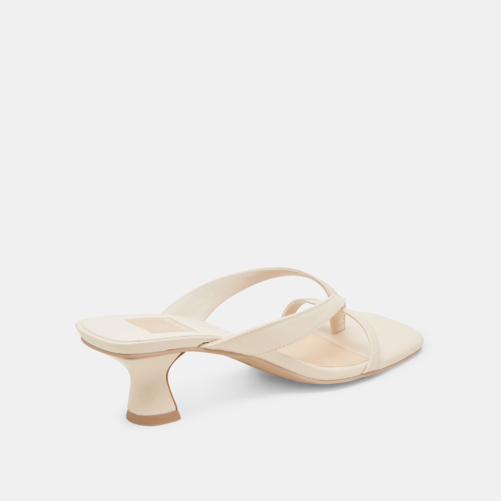 Brevel Wide Bone Leather Heels / Dolce Vita