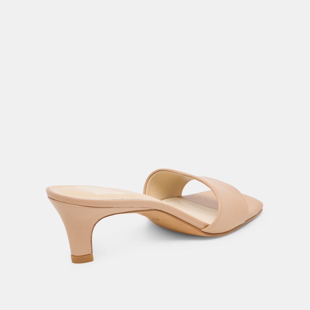 Rexa Light Tan Leather Heels / Dolce Vita