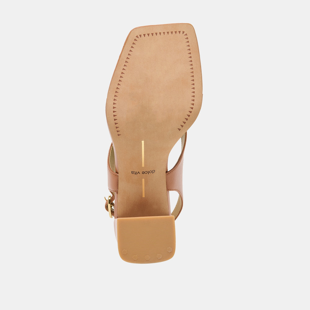 Yves Saddle Leather Heels / Dolce Vita