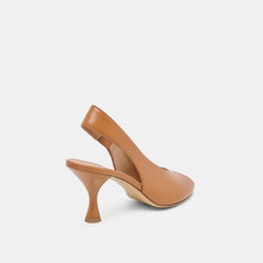 Madow Tan Leather Heels / Dolce Vita