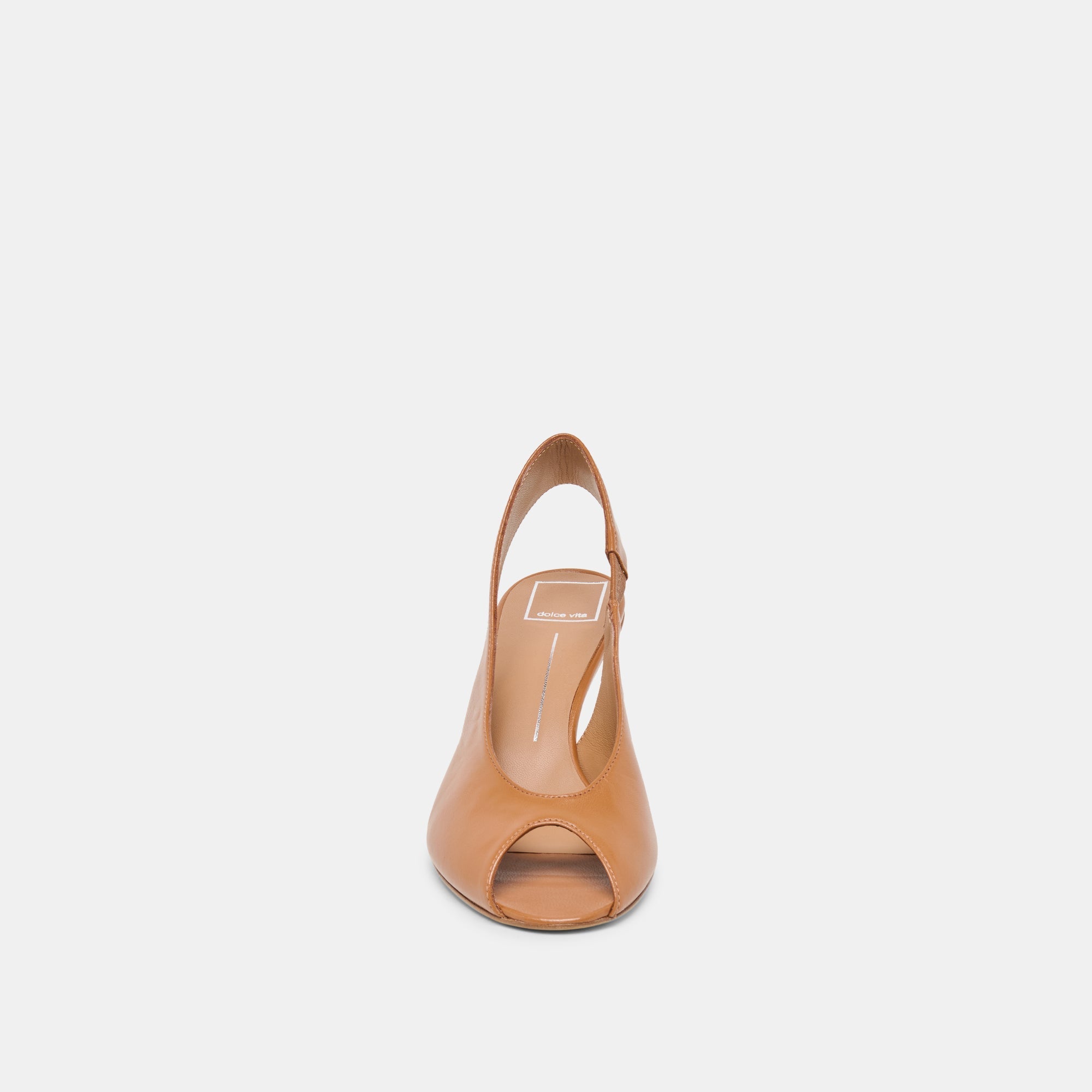 Madow Tan Leather Heels / Dolce Vita
