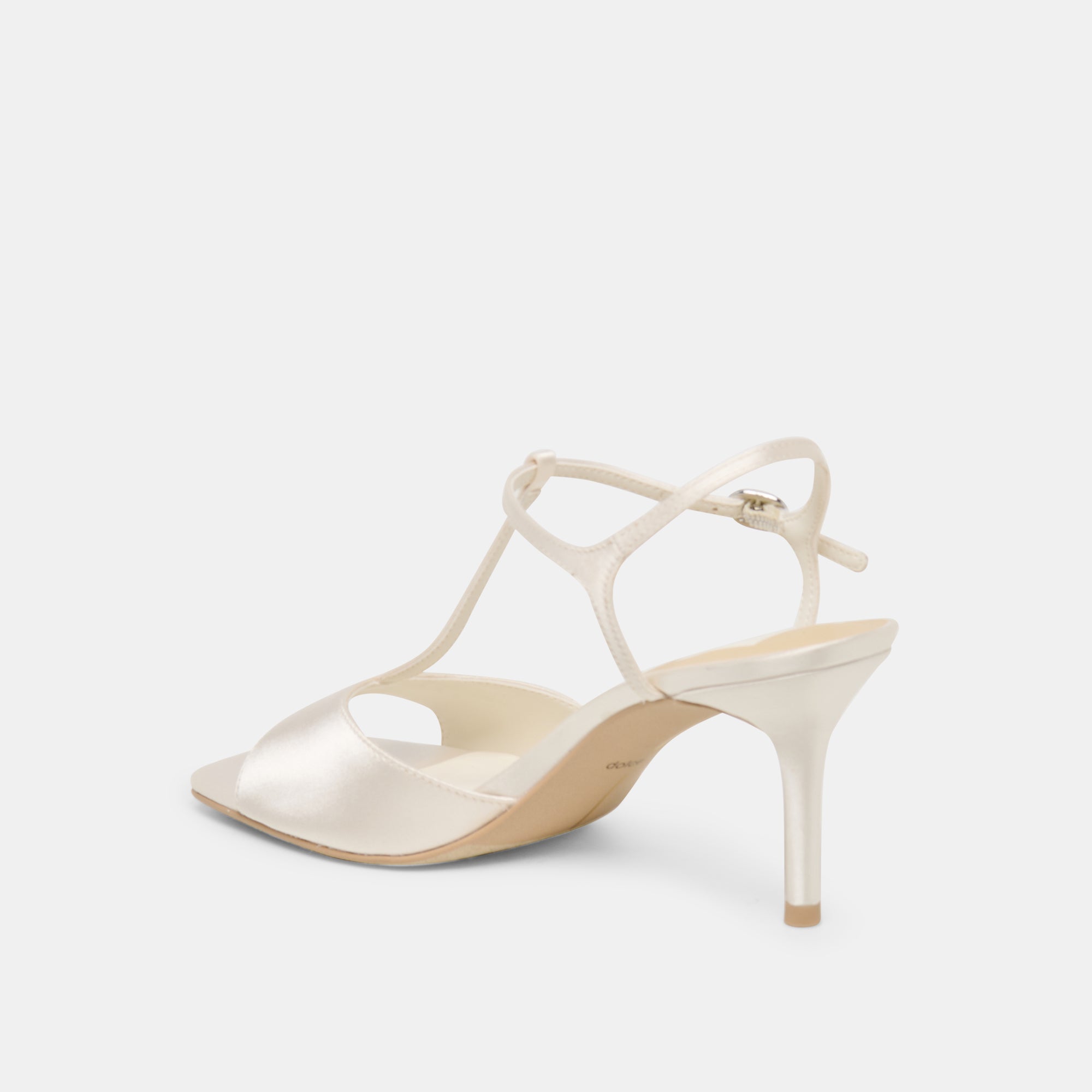 Hilery Off White Satin Heels / Dolce Vita