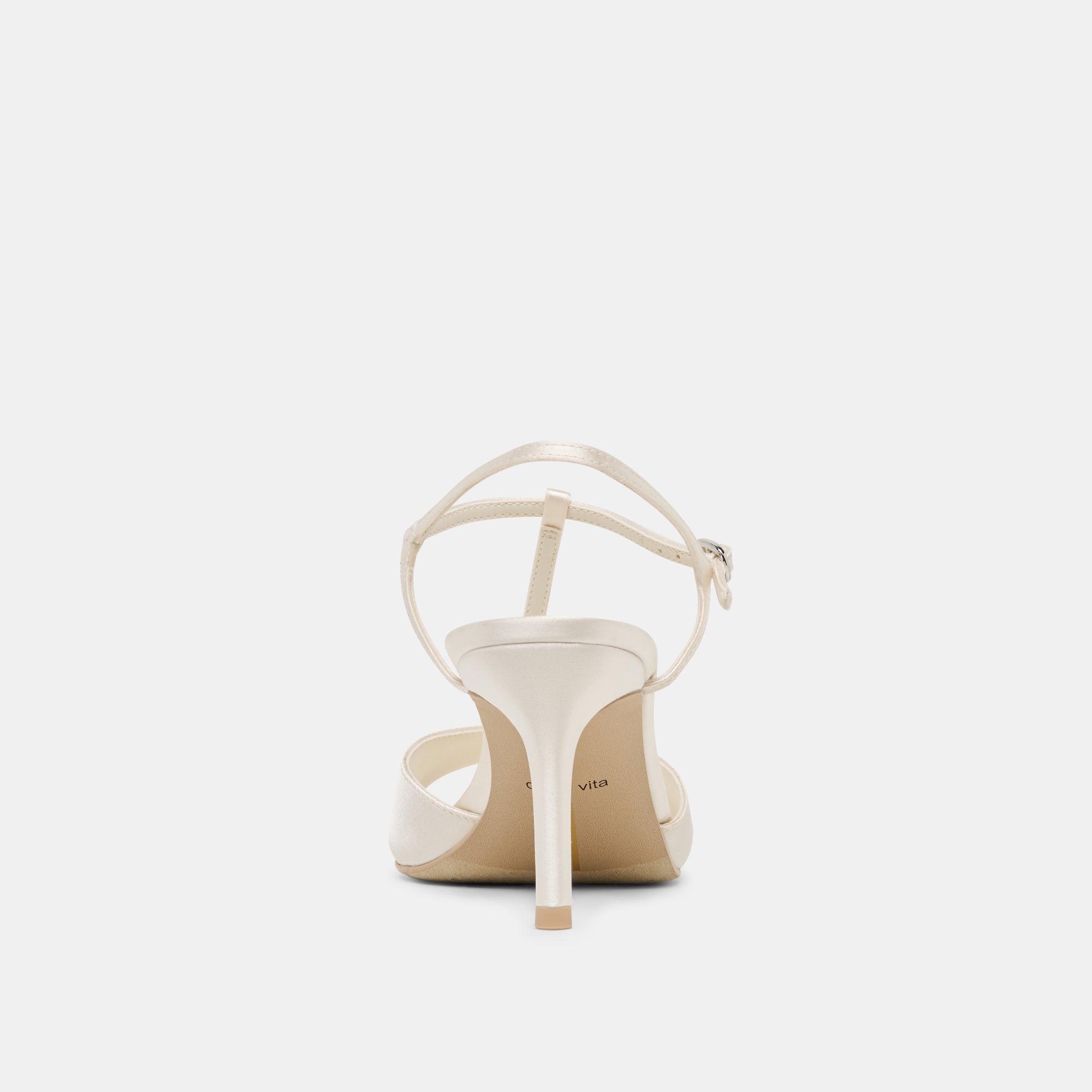 Hilery Off White Satin Heels / Dolce Vita