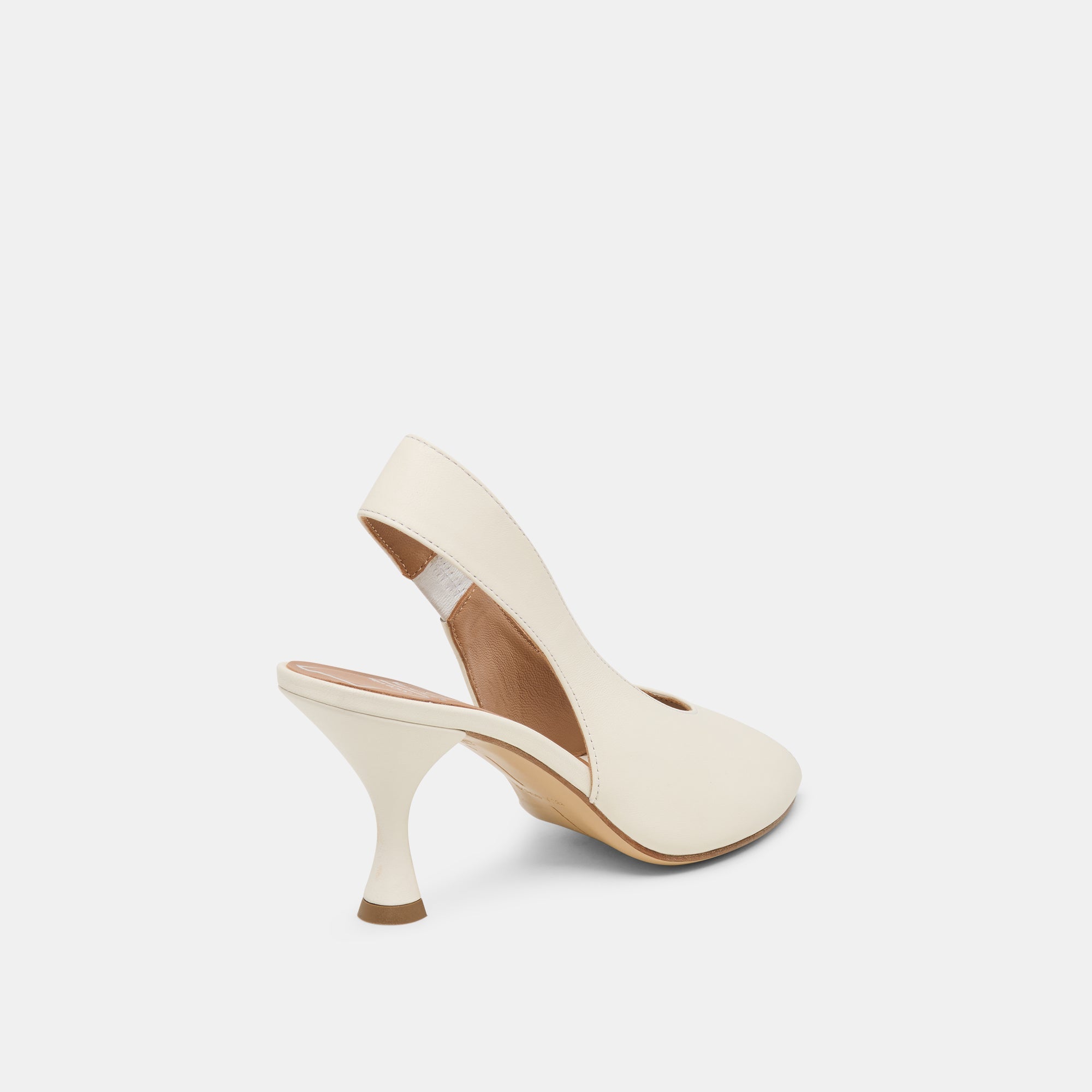 Madow Off White Leather Heels / Dolce Vita