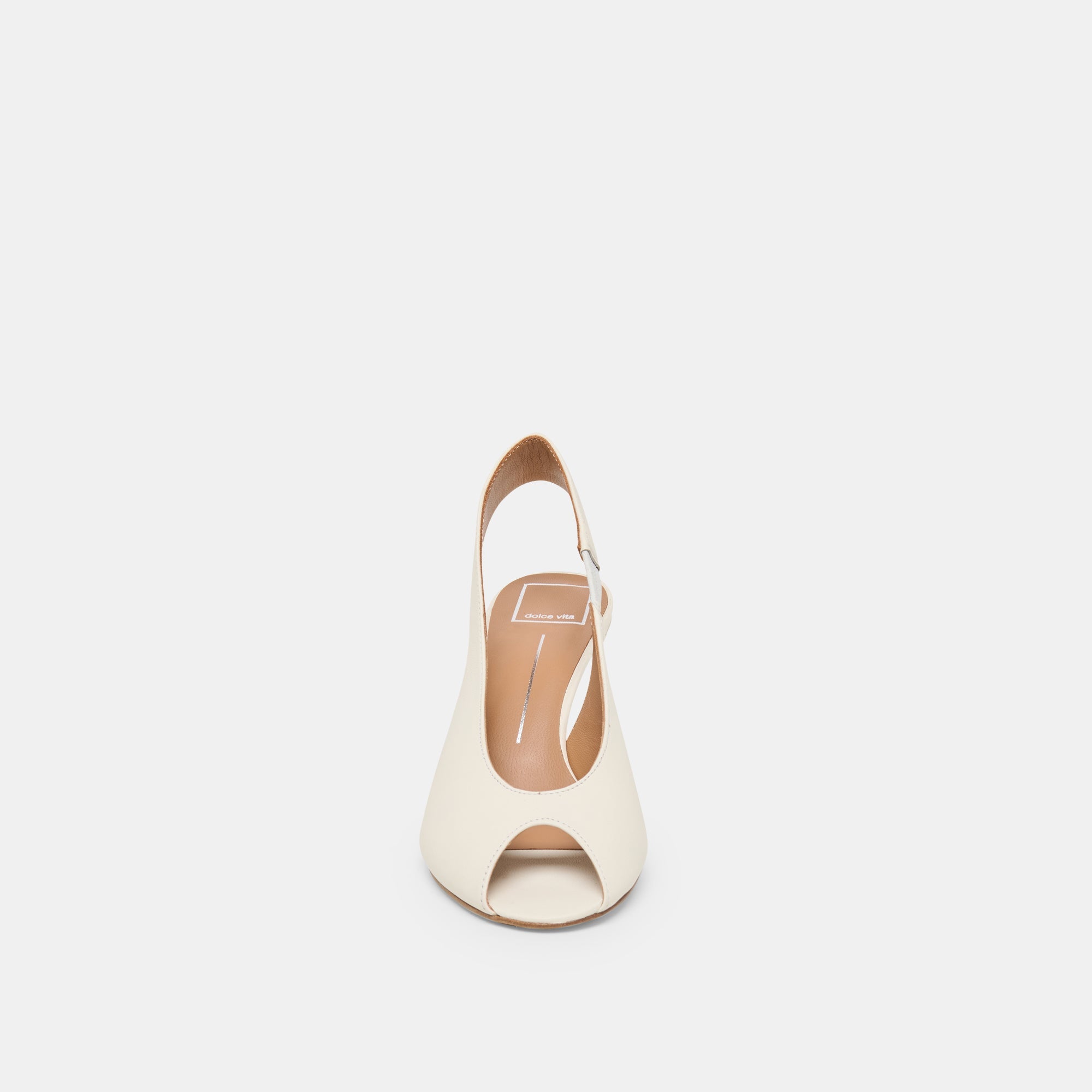 Madow Off White Leather Heels / Dolce Vita