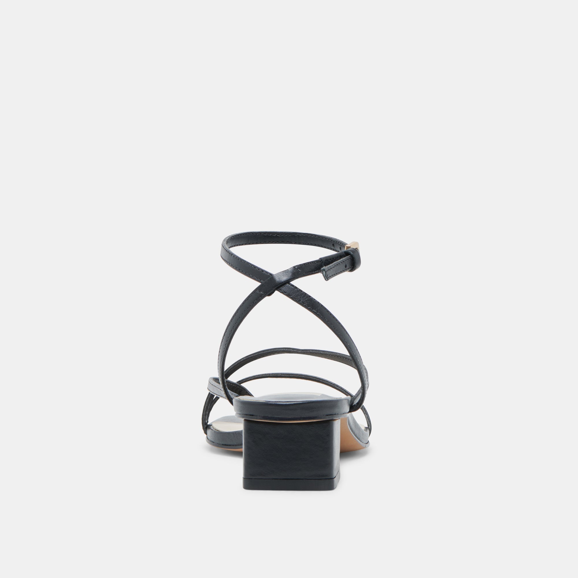 Karlos Wide Black Leather Sandals / Dolce Vita