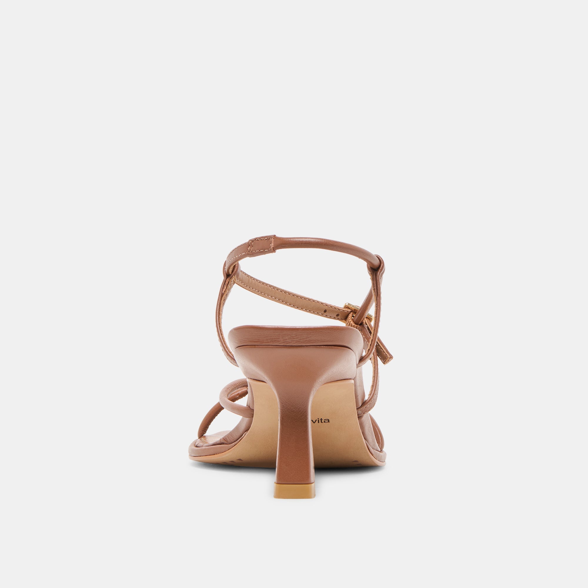 Mylee Cognac Leather Heels / Dolce Vita
