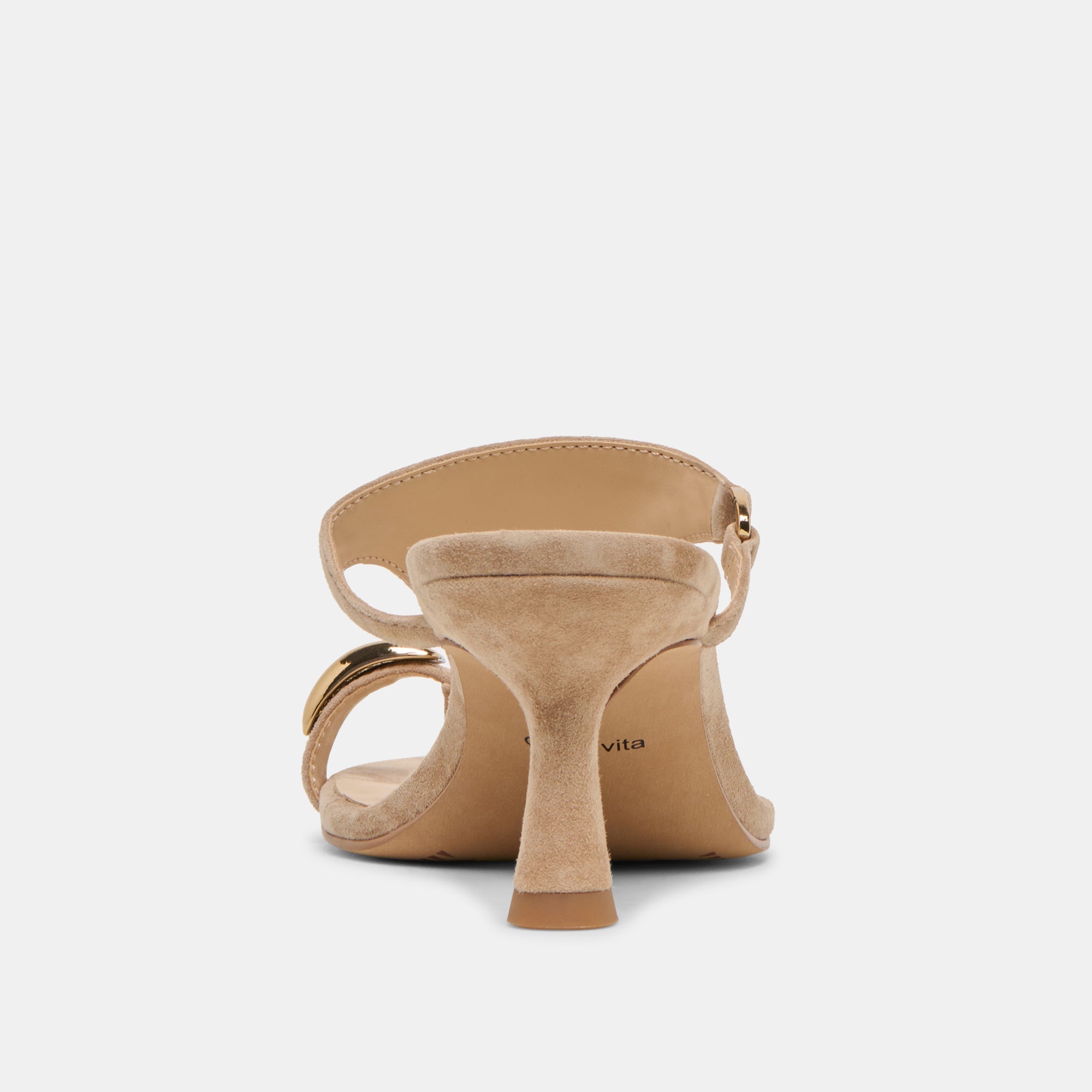 Derrel Camel Suede Heels / Dolce Vita