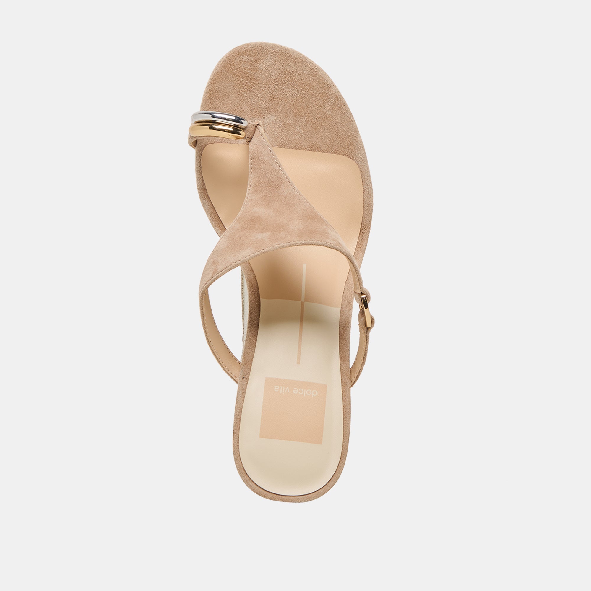 Derrel Camel Suede Heels / Dolce Vita