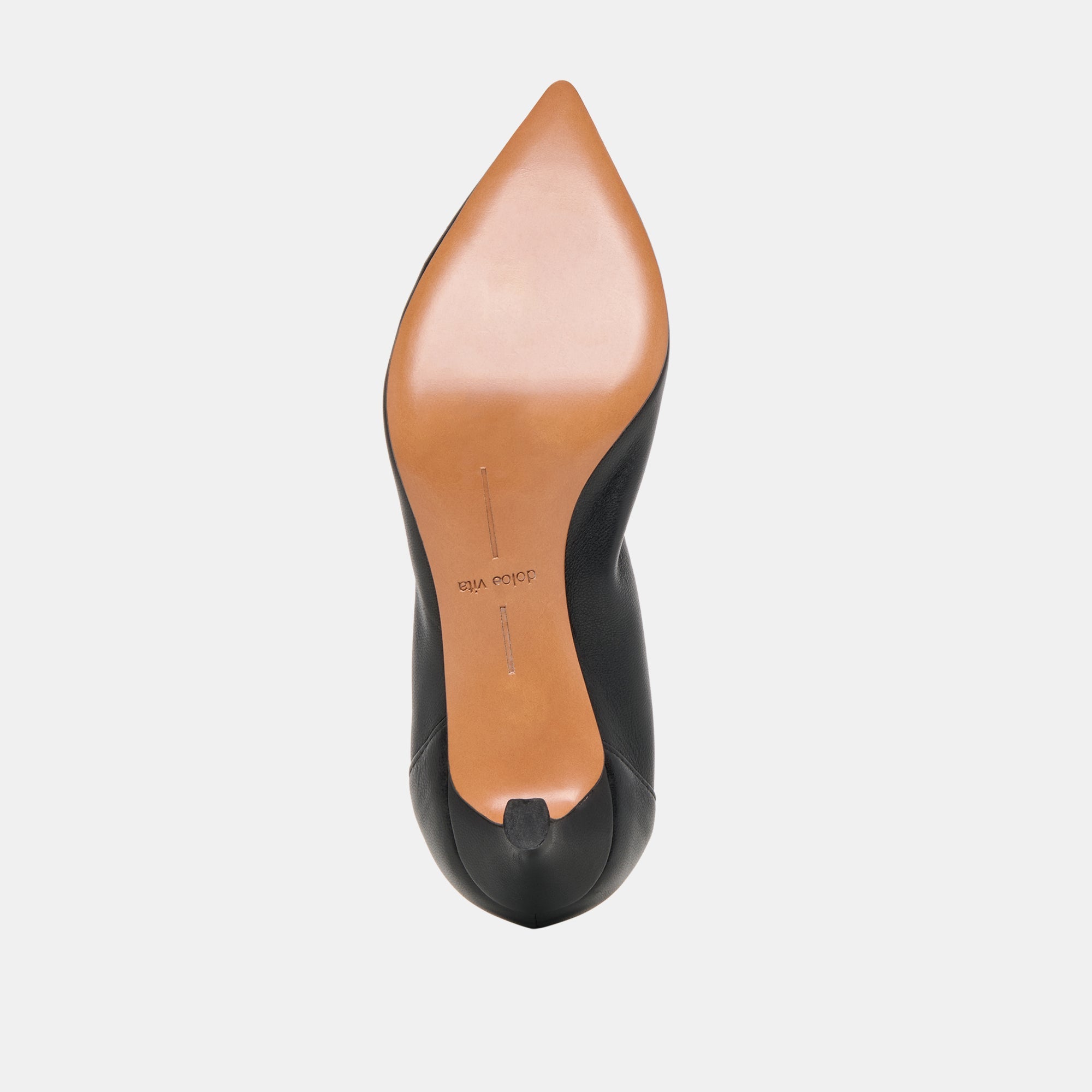 Celtin Black Leather Heels / Dolce Vita