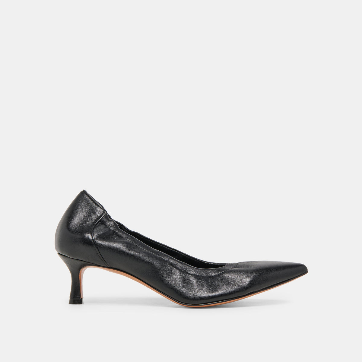 Celtin Black Leather Heels / Dolce Vita