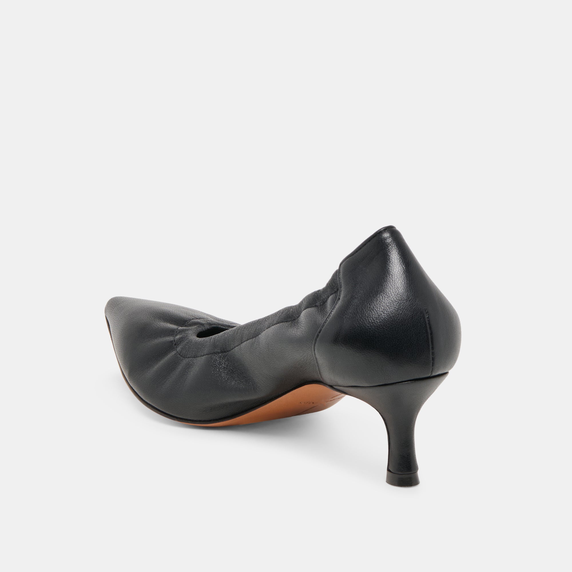 Celtin Black Leather Heels / Dolce Vita