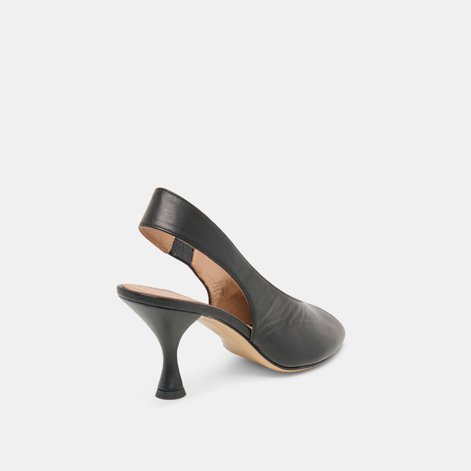 Madow Black Leather Heels / Dolce Vita