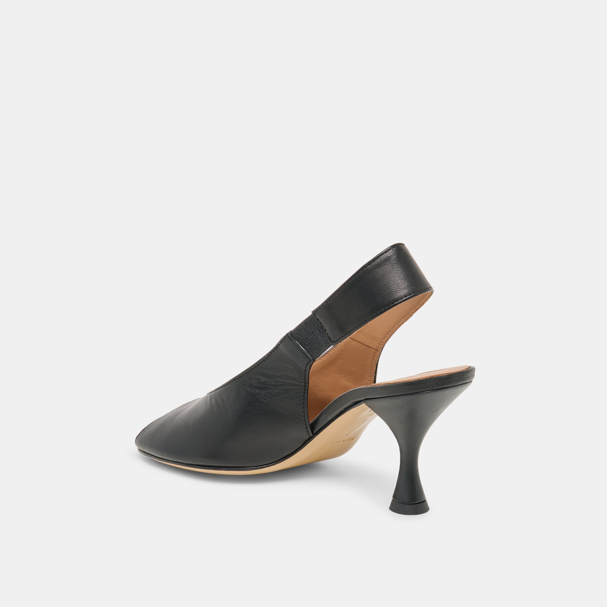 Madow Black Leather Heels / Dolce Vita