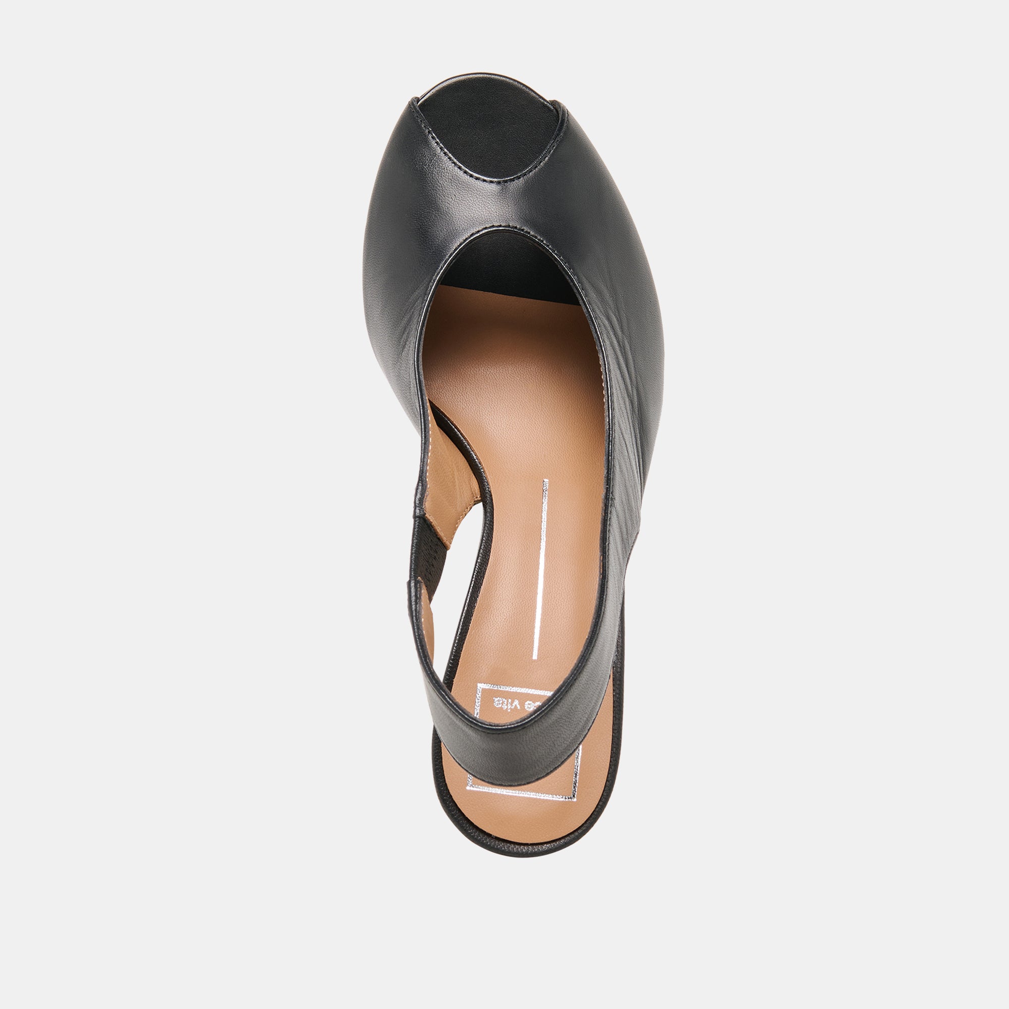 Madow Black Leather Heels / Dolce Vita