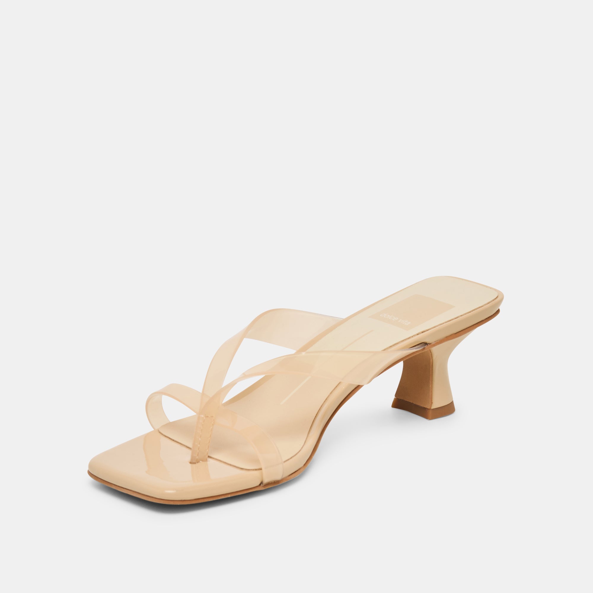 Brevel Vinyl Praline Jelly Heels / Dolce Vita