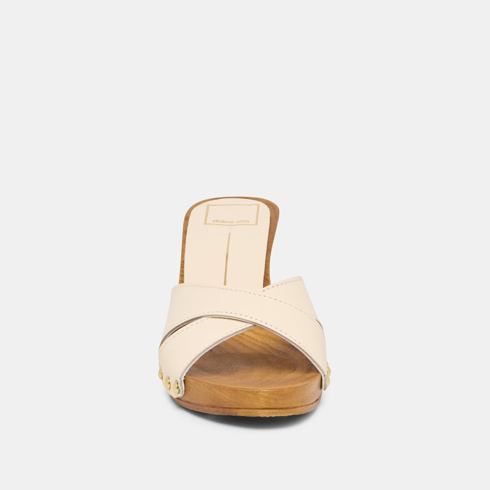 Averie Bone Leather Heels / Dolce Vita