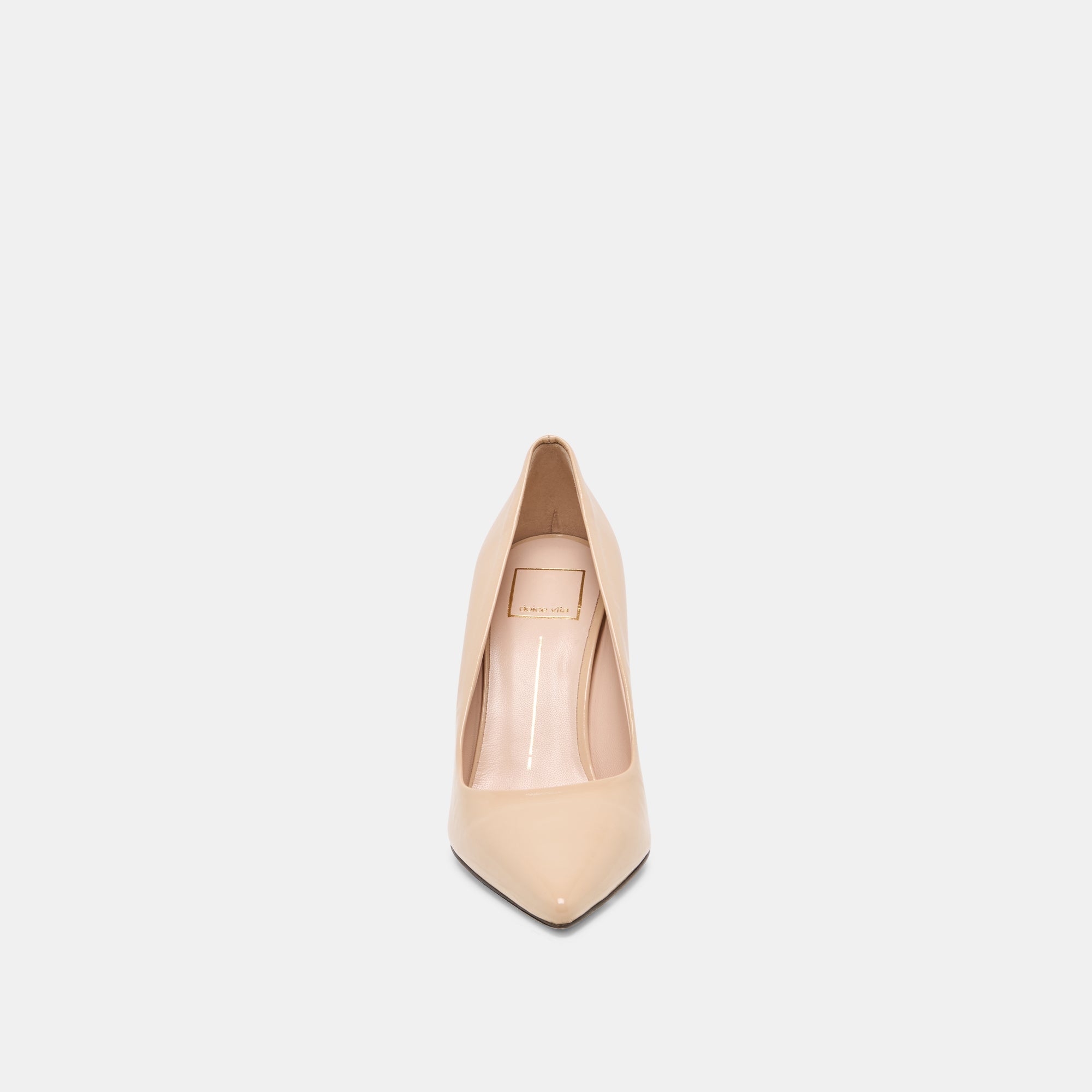LANKY Tan Leather Closed-Toe Pump Stiletto Heels / Dolce Vita