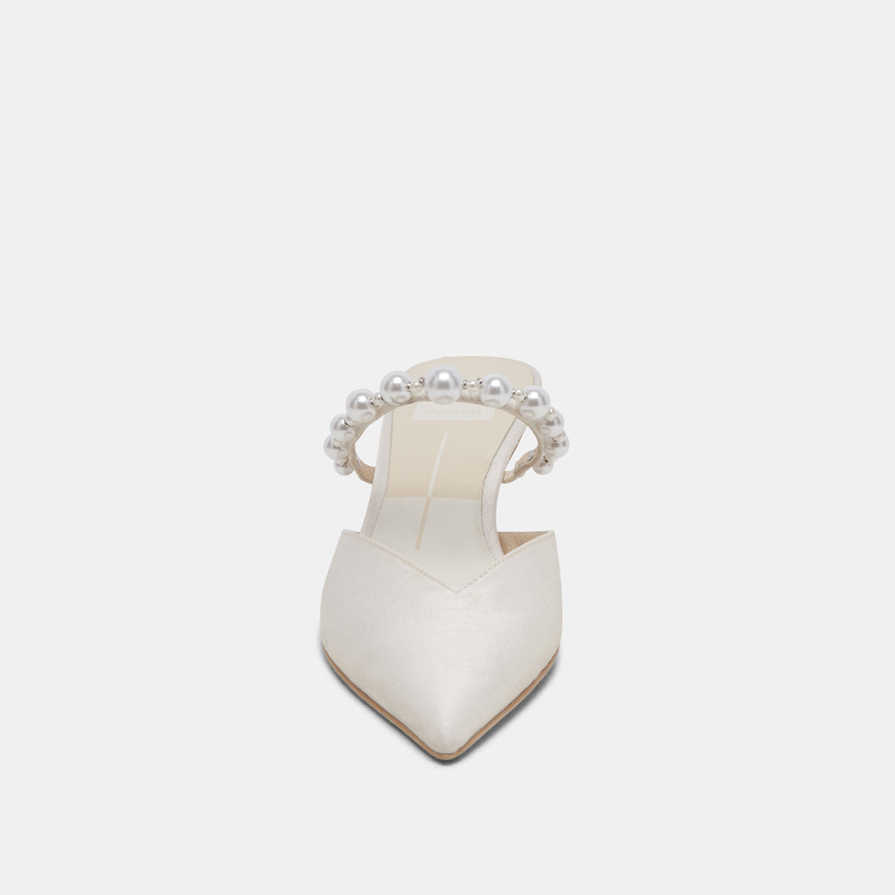 Kanika Pearl Mid Vanilla Pearl Heels / Dolce Vita