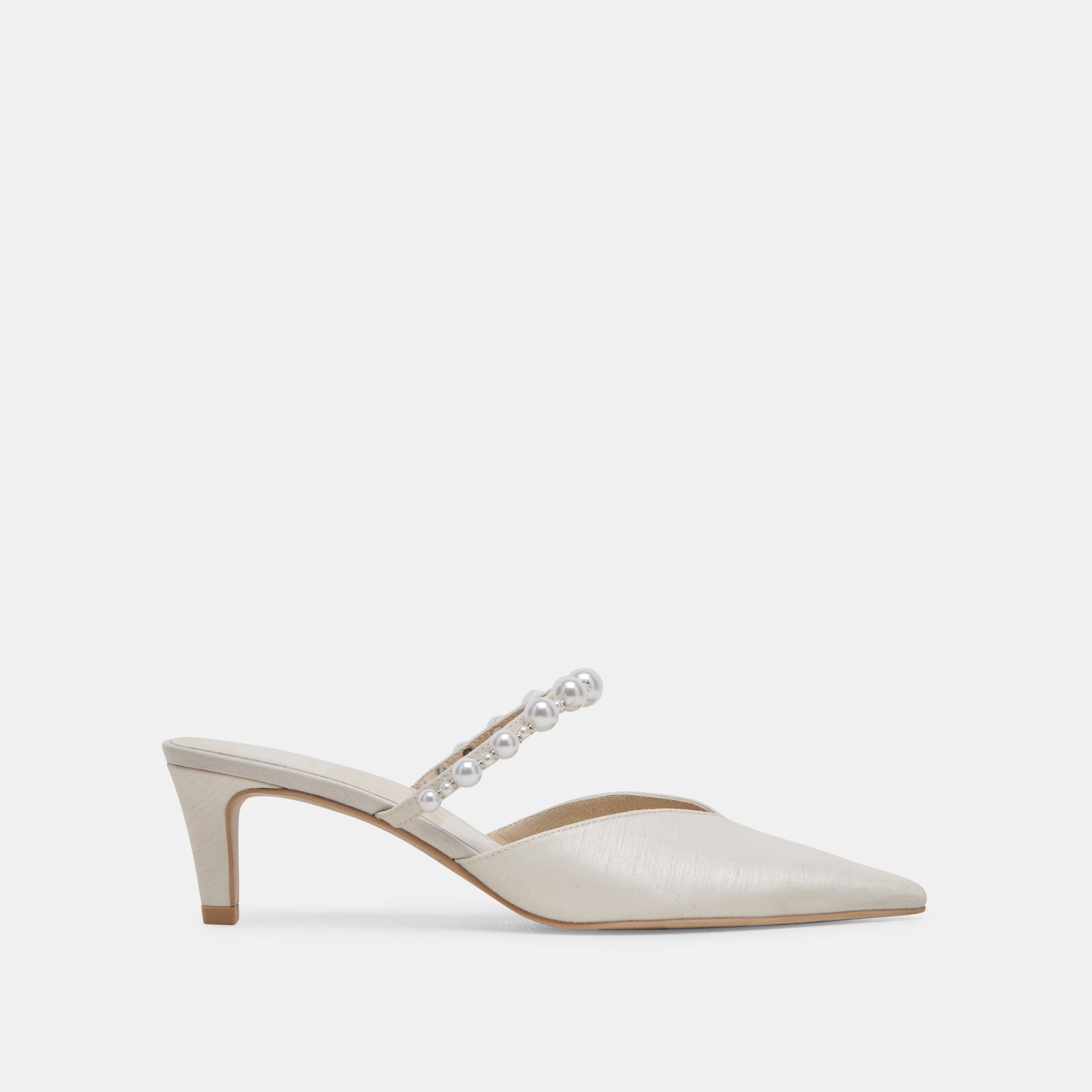 Kanika Pearl Mid Vanilla Pearl Heels / Dolce Vita
