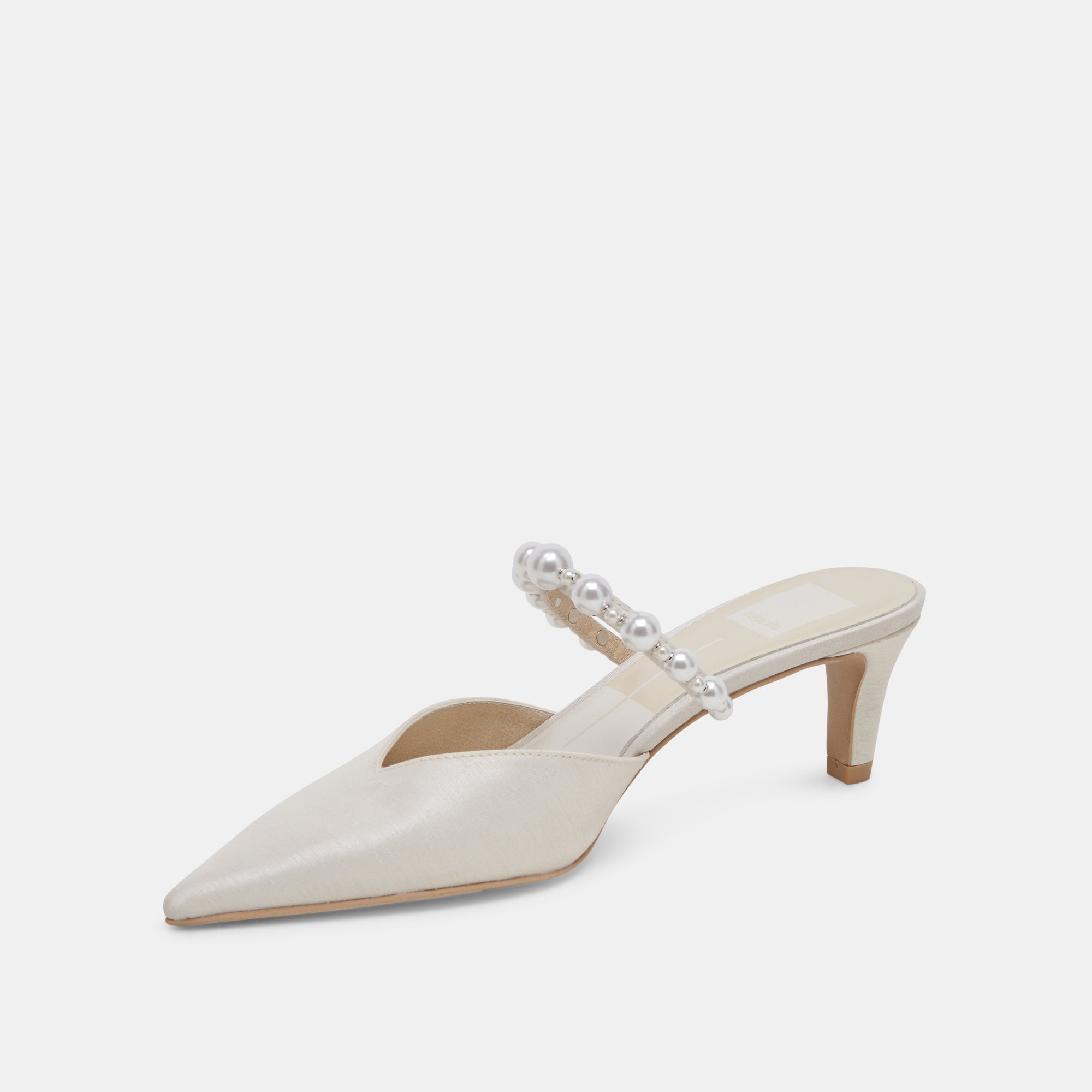 Kanika Pearl Mid Vanilla Pearl Heels / Dolce Vita