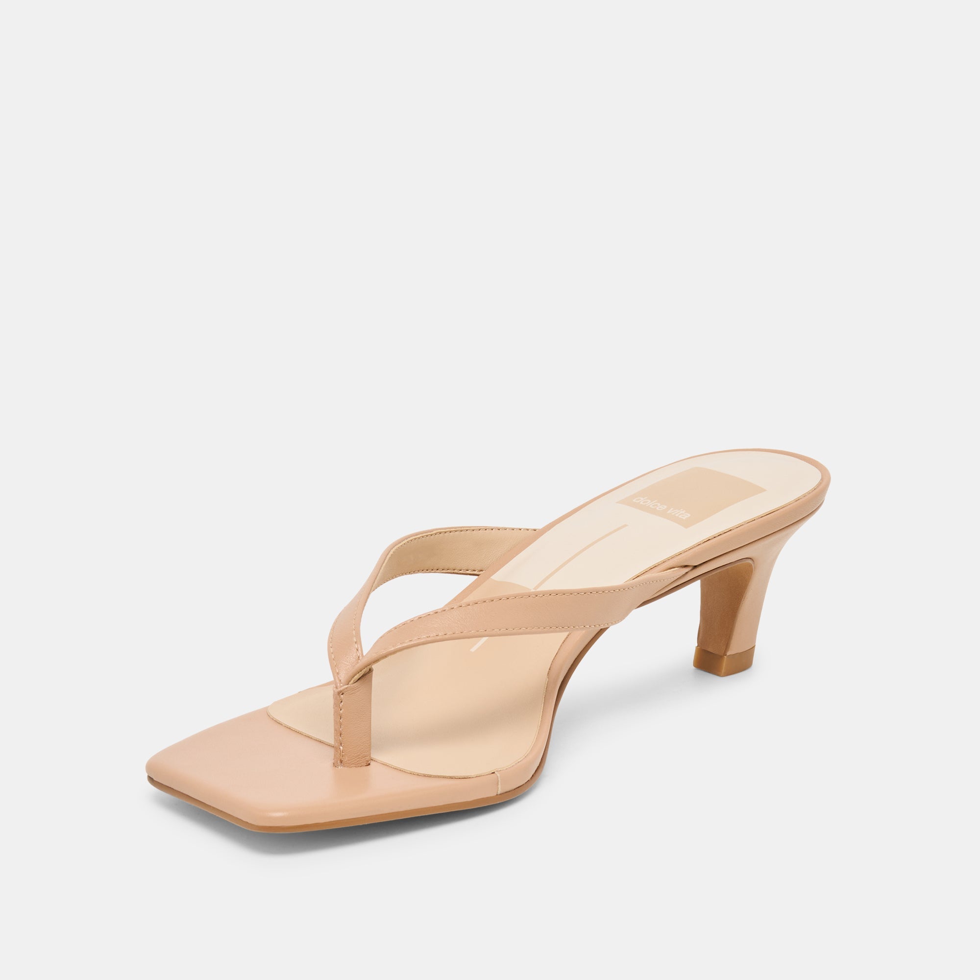 Ramia Cafe Leather Heels / Dolce Vita