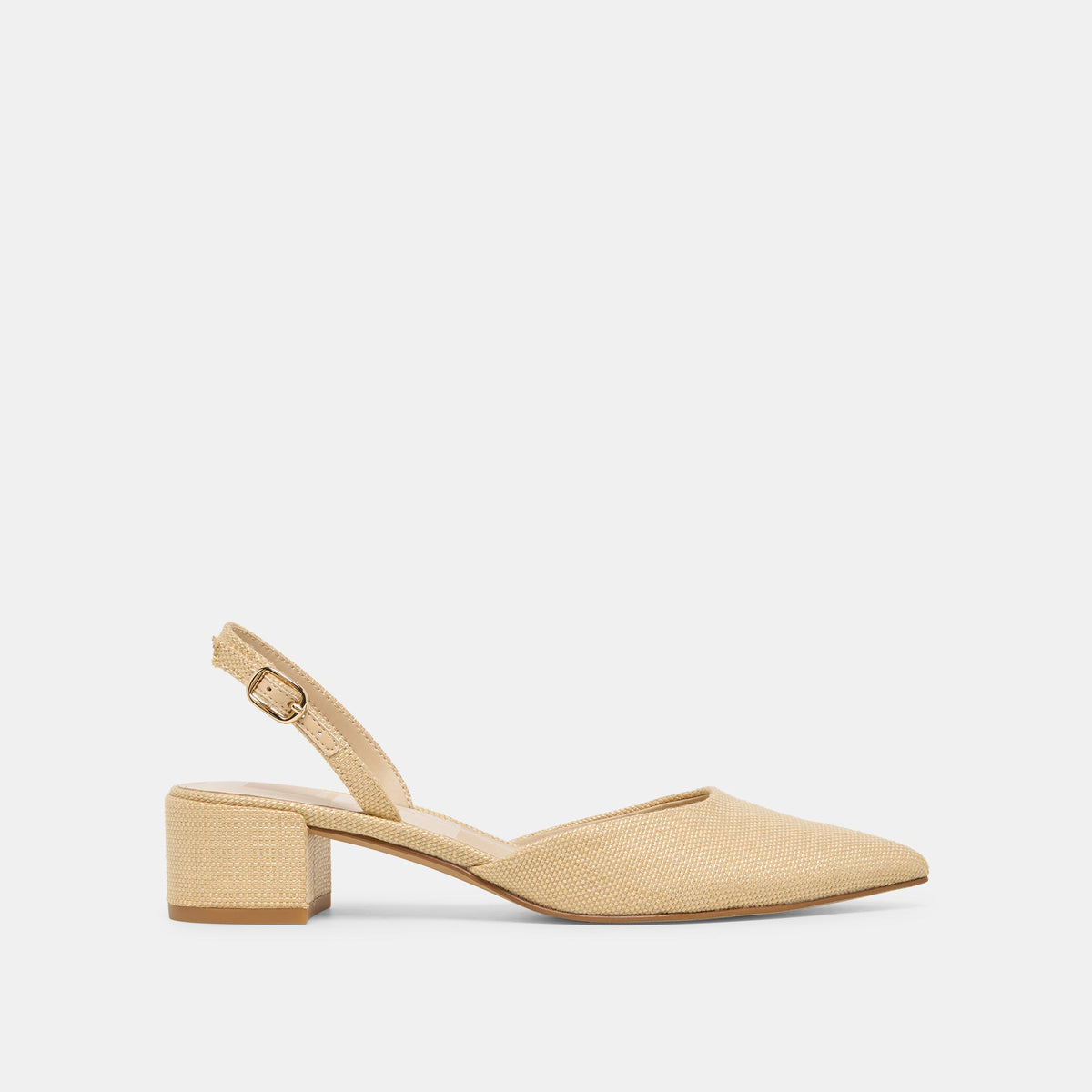 Carel Light Natural Raffia Heels / Dolce Vita