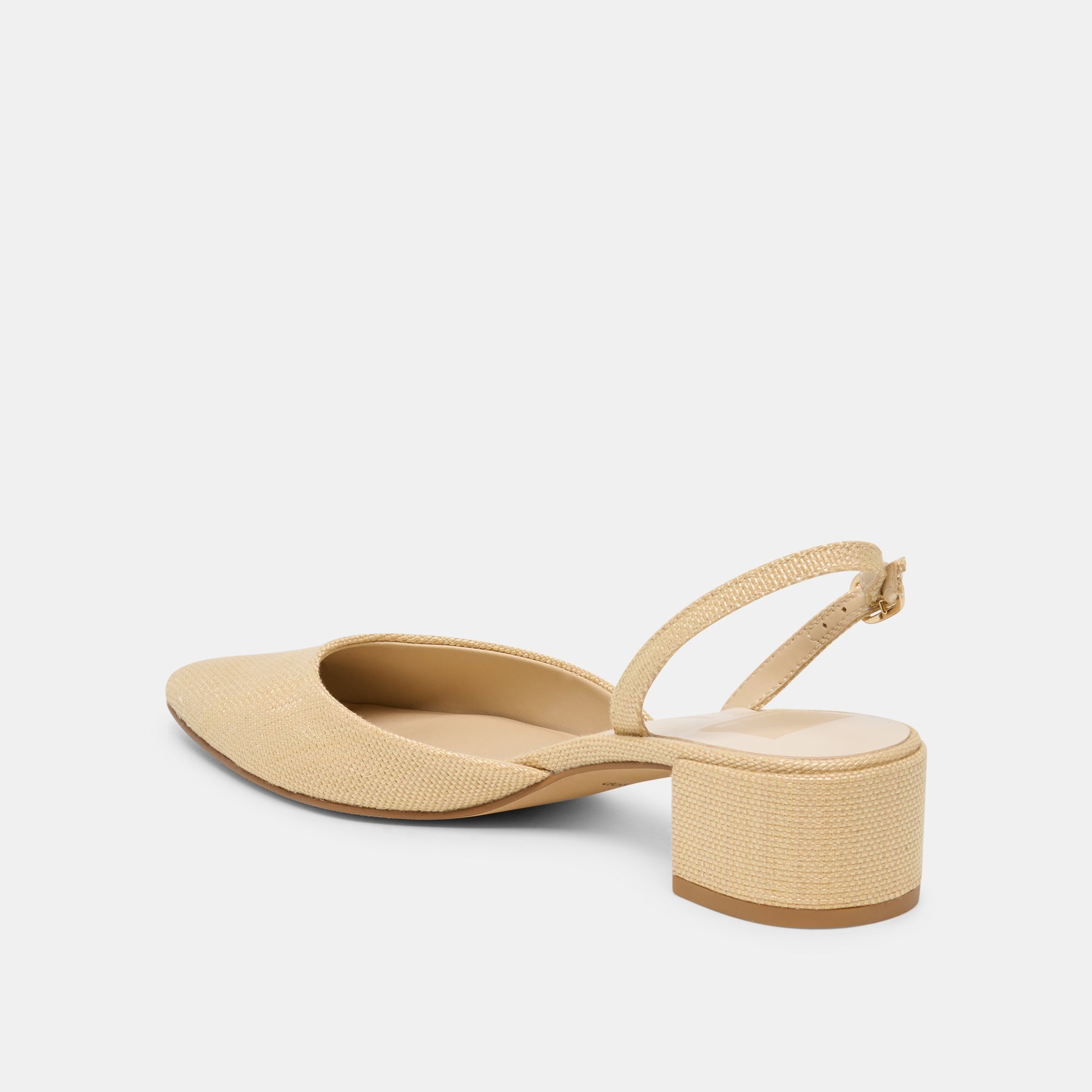 Carel Light Natural Raffia Heels / Dolce Vita