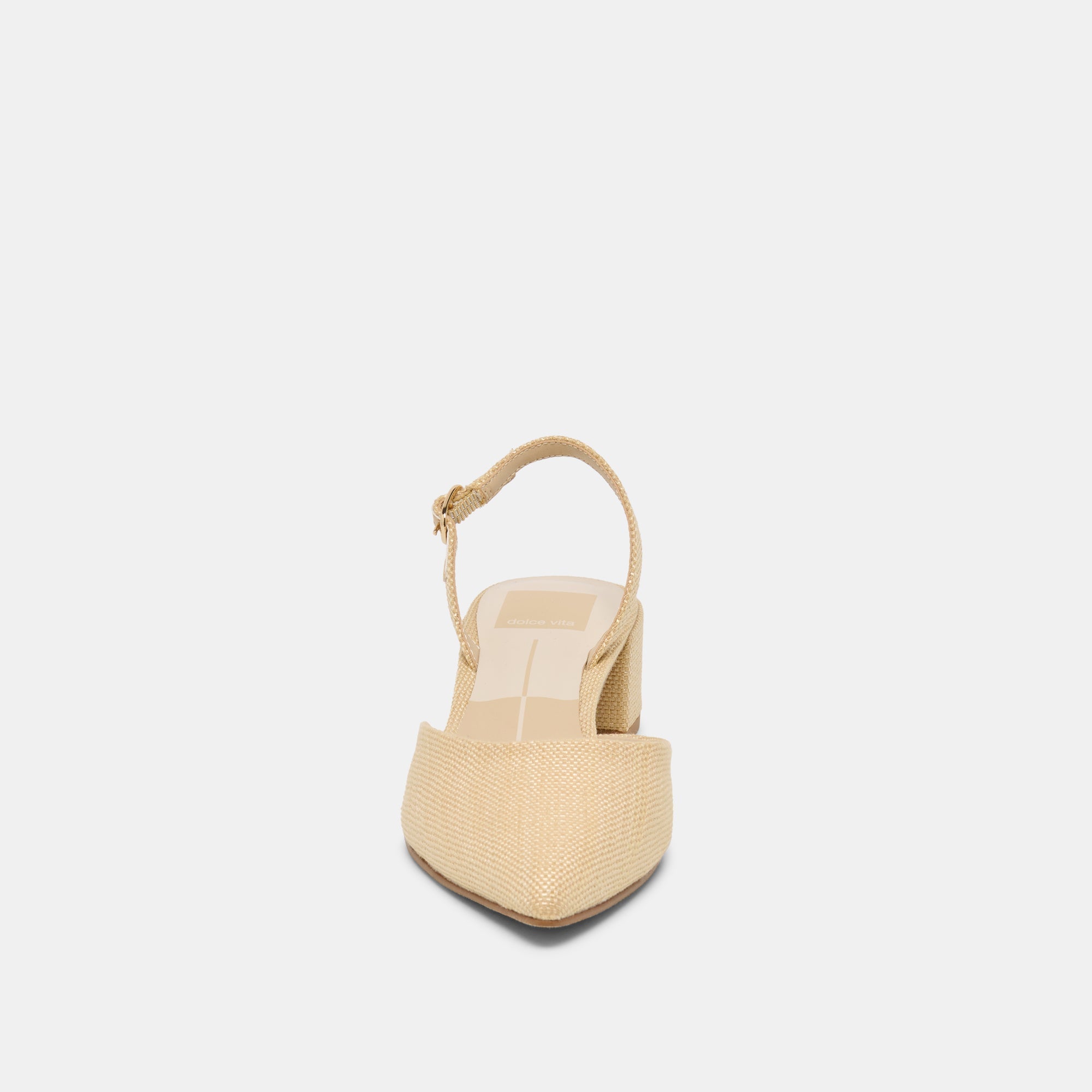 Carel Light Natural Raffia Heels / Dolce Vita