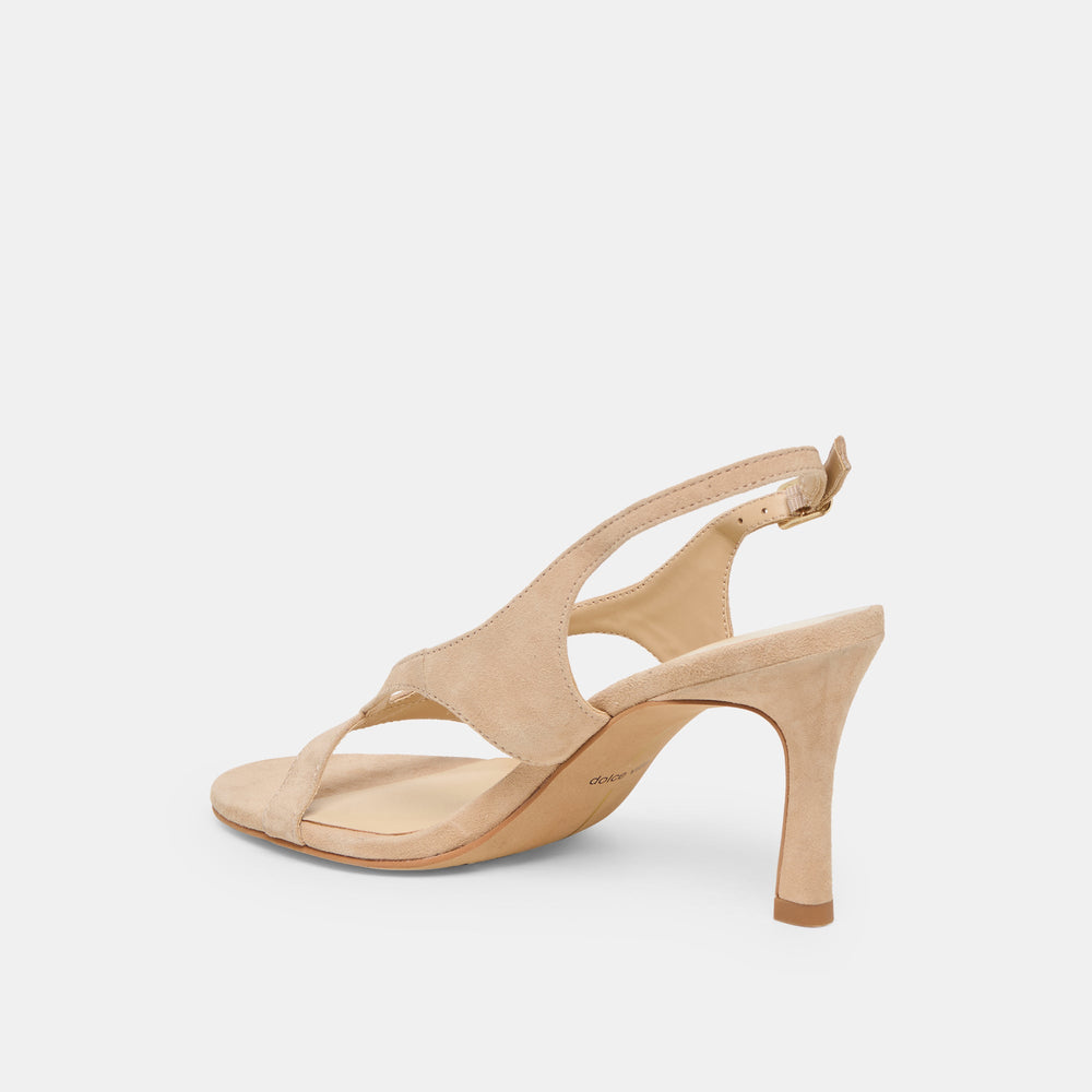 Izela Bamboo Suede Heels / Dolce Vita