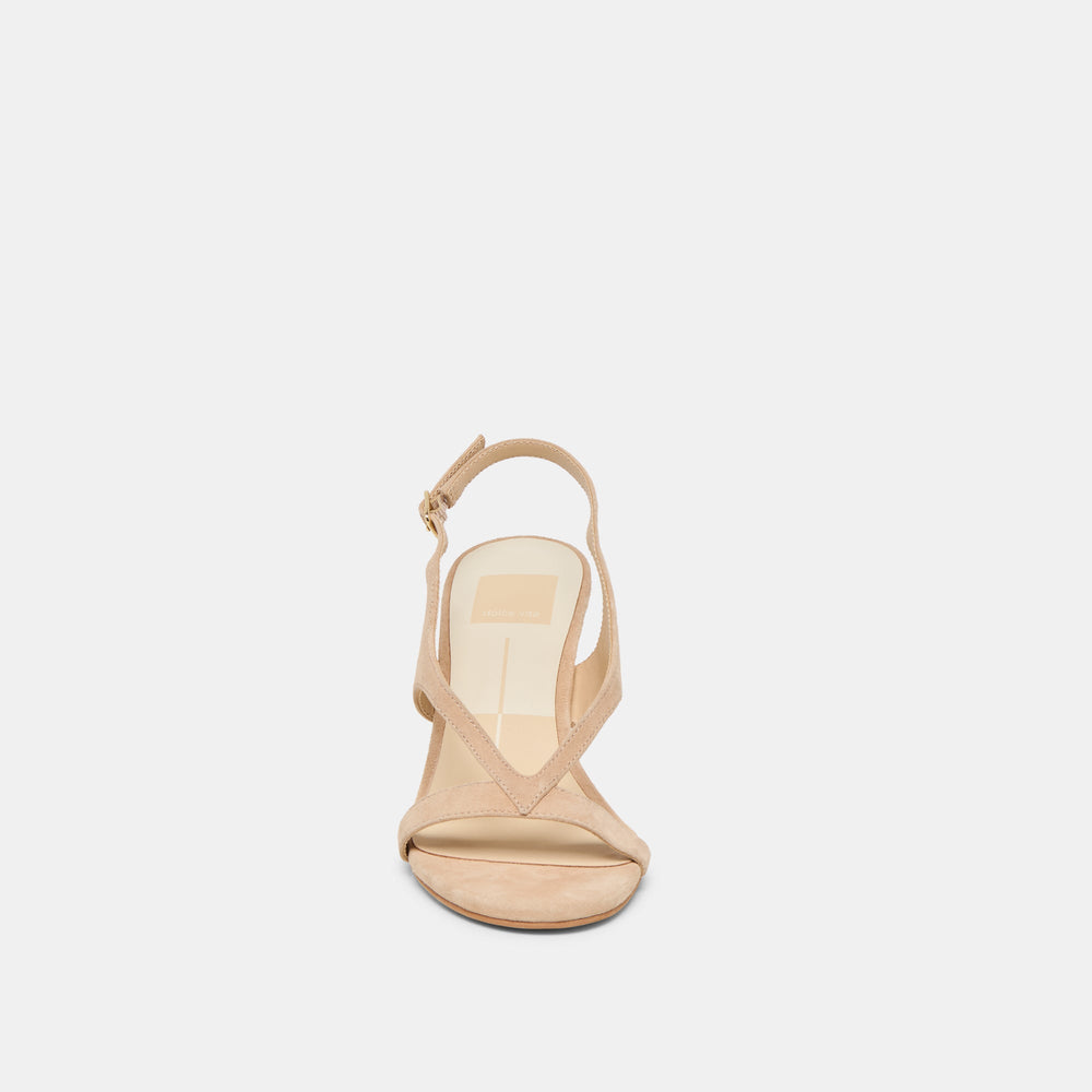 Izela Bamboo Suede Heels / Dolce Vita
