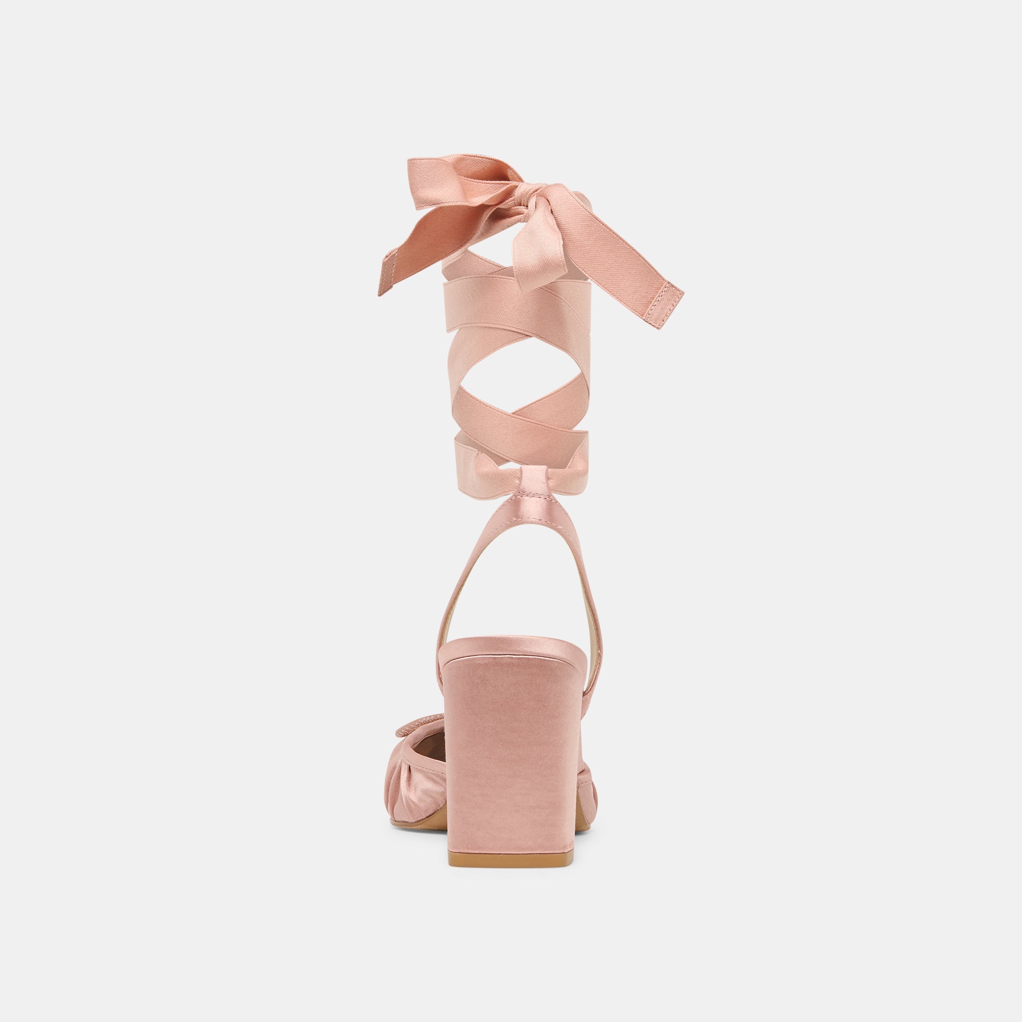 Tisha Lt Blush Satin Heels / Dolce Vita