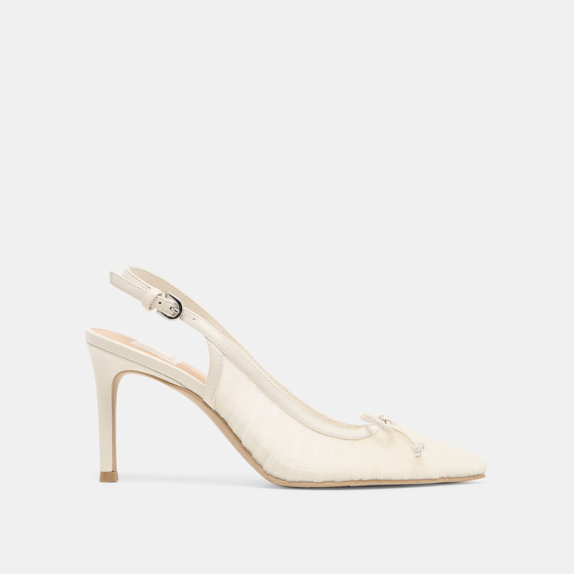 Yela White Tulle Heels / Dolce Vita