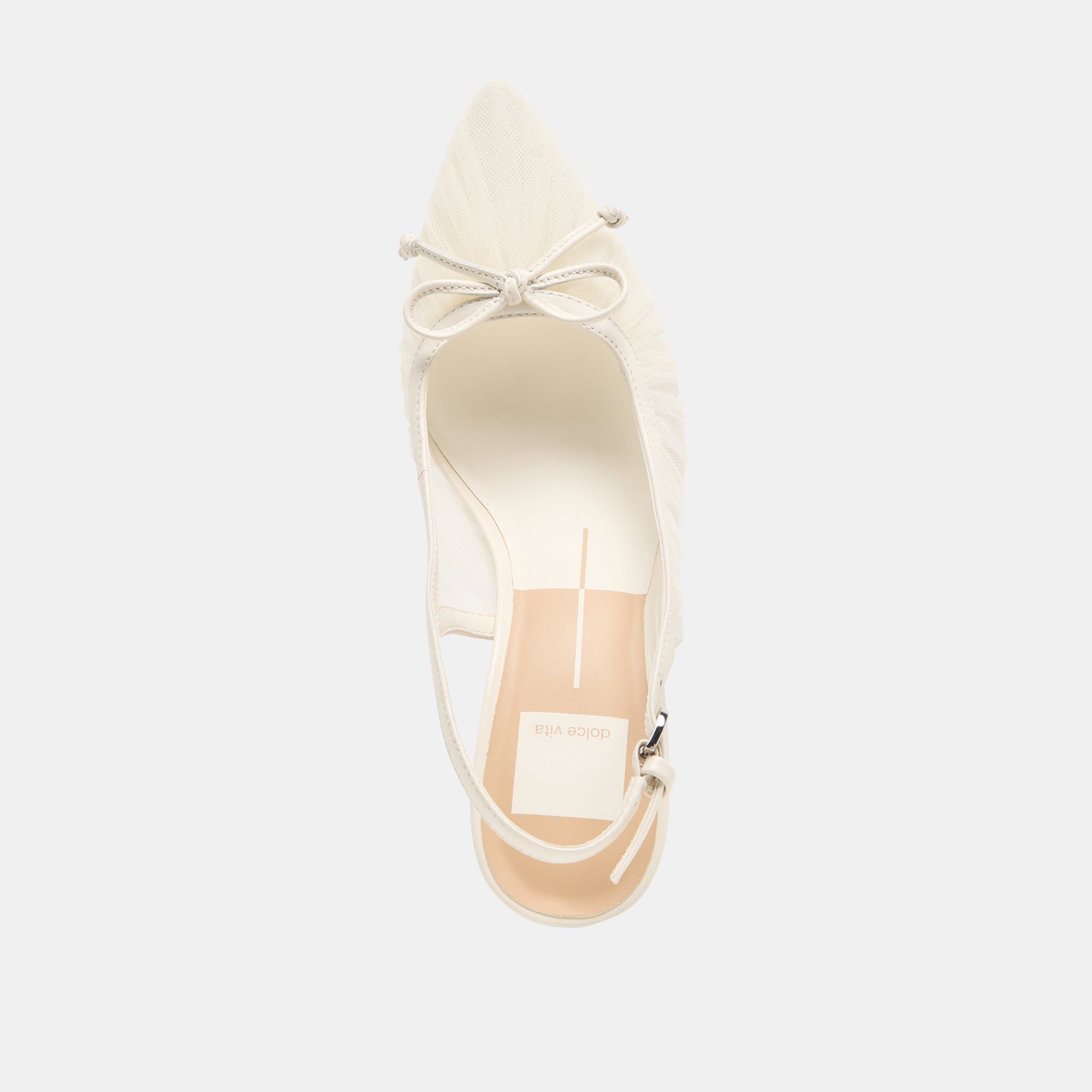 Yela White Tulle Heels / Dolce Vita