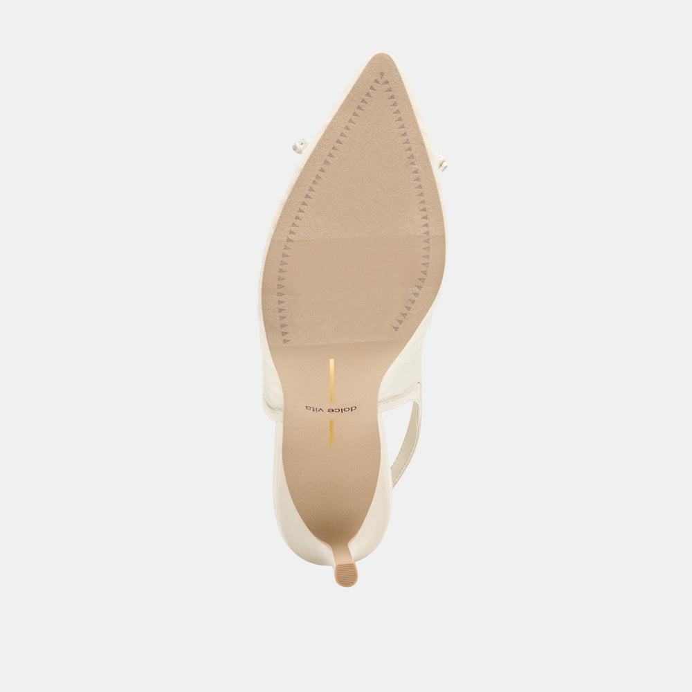 Yela White Tulle Heels / Dolce Vita