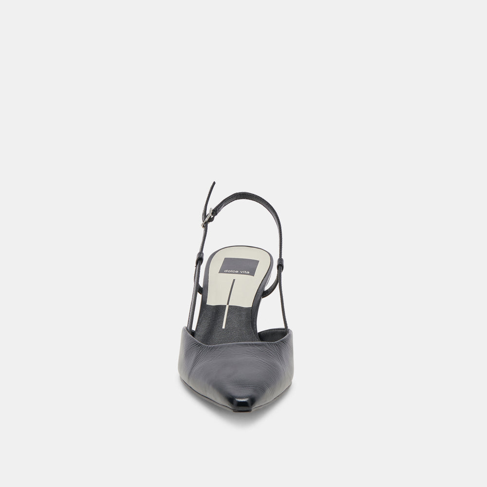 ODELA HEELS MIDNIGHT CRINKLE PATENT
 – Dolce Vita / Dolce Vita