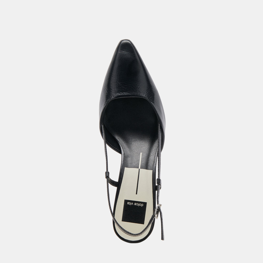 ODELA HEELS MIDNIGHT CRINKLE PATENT
 – Dolce Vita / Dolce Vita