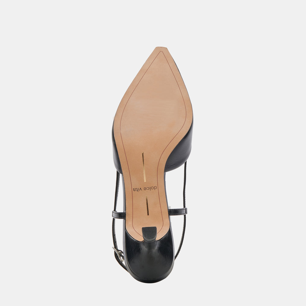 ODELA HEELS MIDNIGHT CRINKLE PATENT
 – Dolce Vita / Dolce Vita