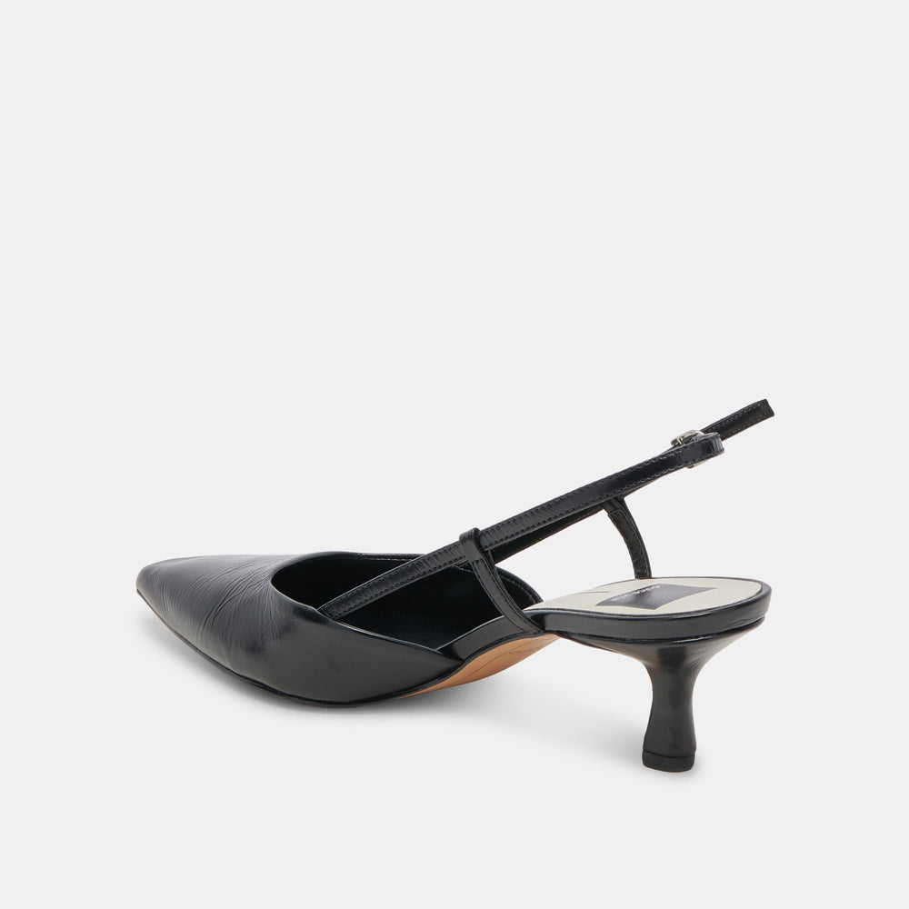 ODELA HEELS MIDNIGHT CRINKLE PATENT
 – Dolce Vita / Dolce Vita