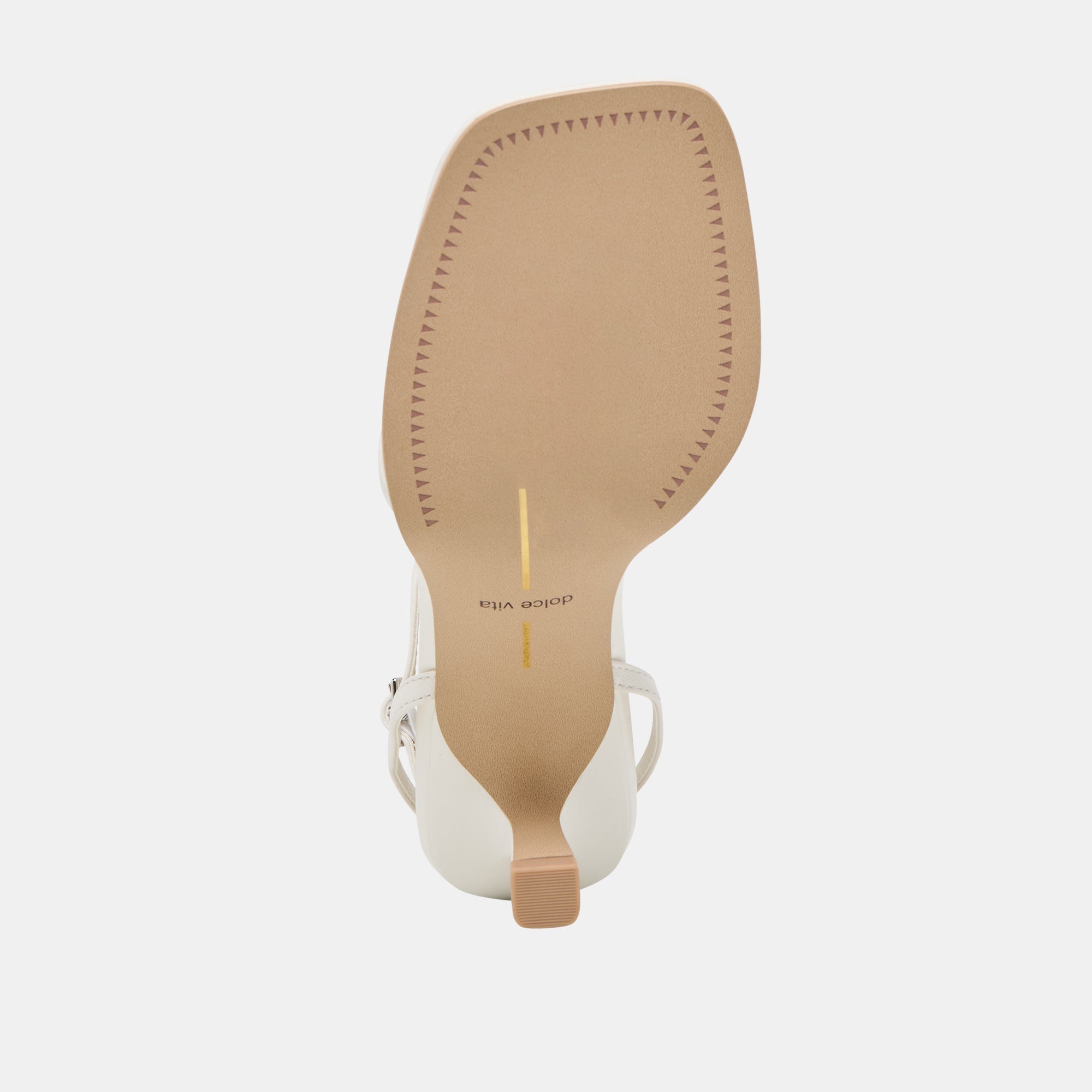 Manji True White Leather Heels / Dolce Vita