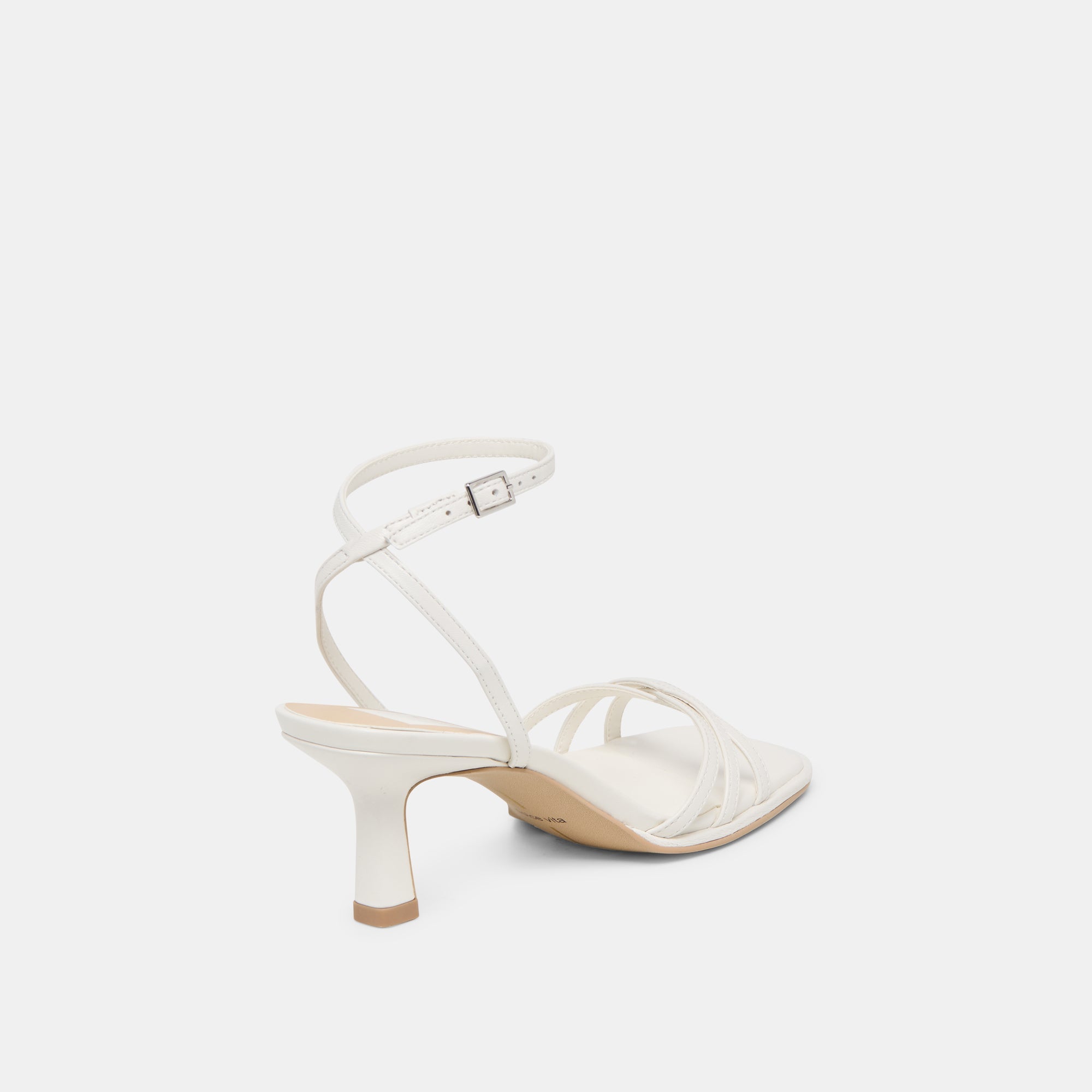 Manji True White Leather Heels / Dolce Vita