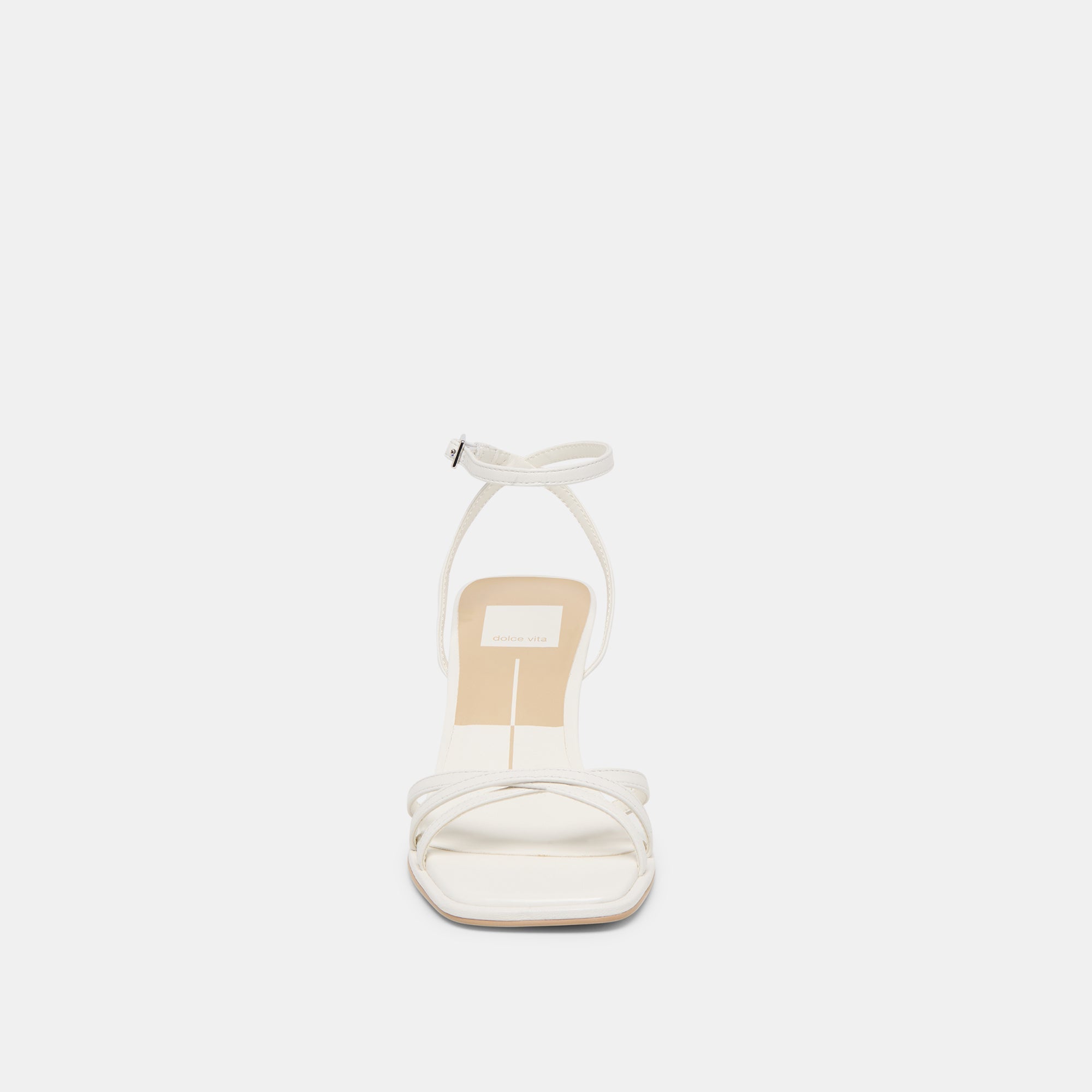 Manji True White Leather Heels / Dolce Vita