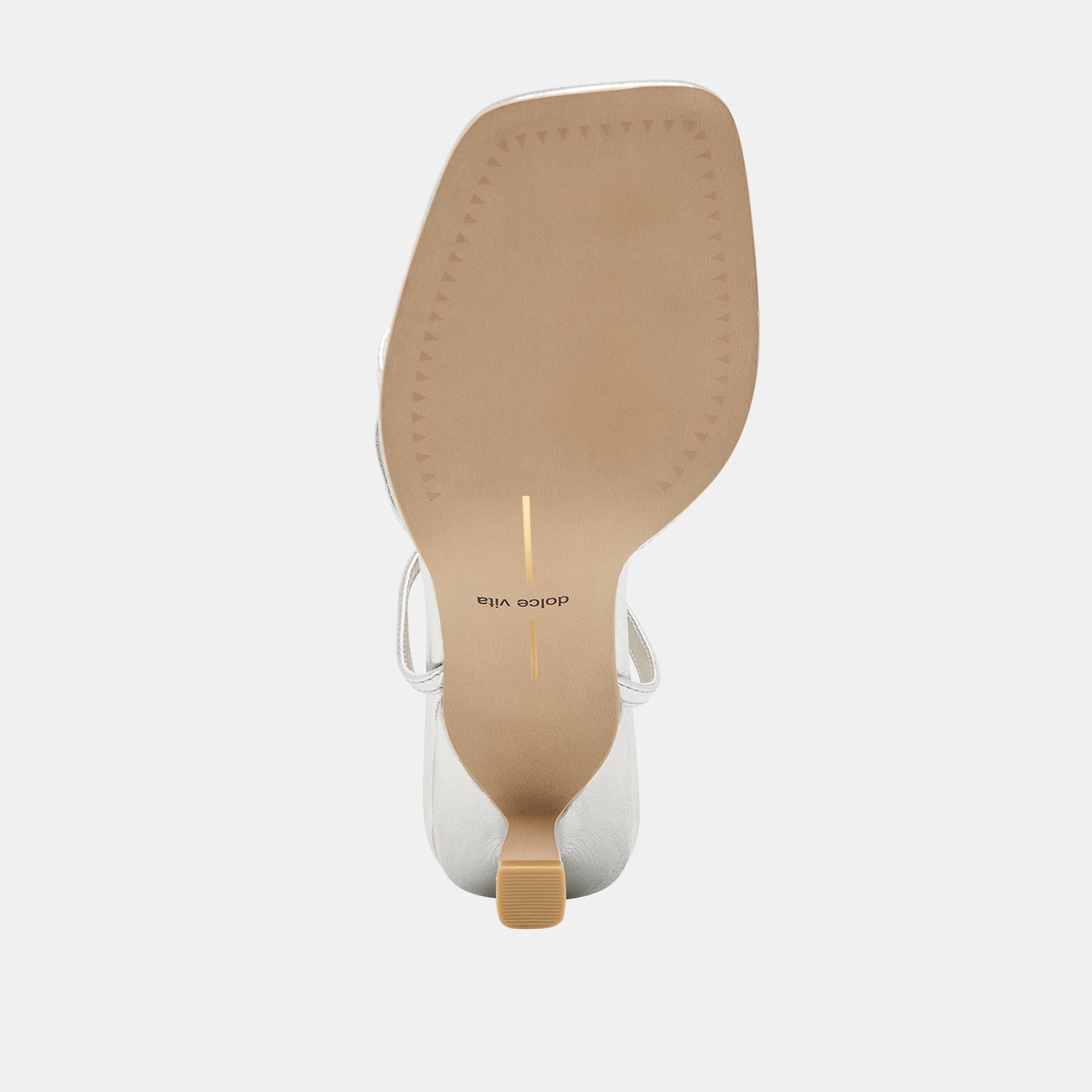 Manji Silver Metallic Leather Heels / Dolce Vita