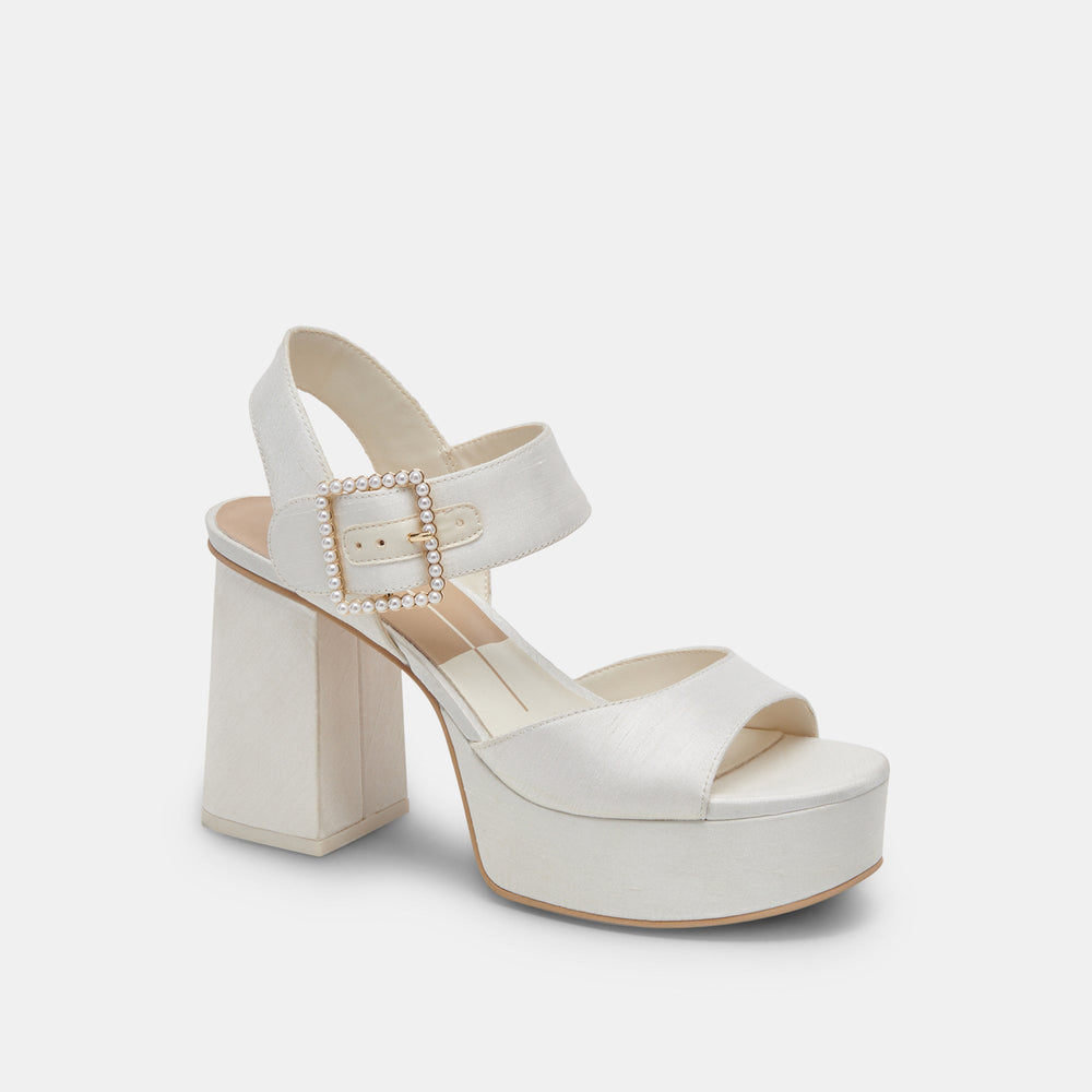 Bobby Pearl White Pearl Heels / Dolce Vita