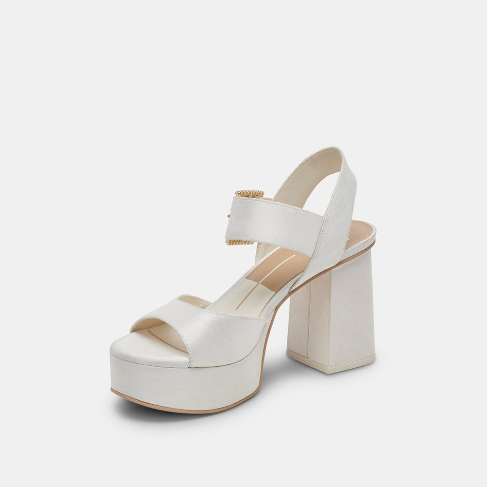 Bobby Pearl White Pearl Heels / Dolce Vita