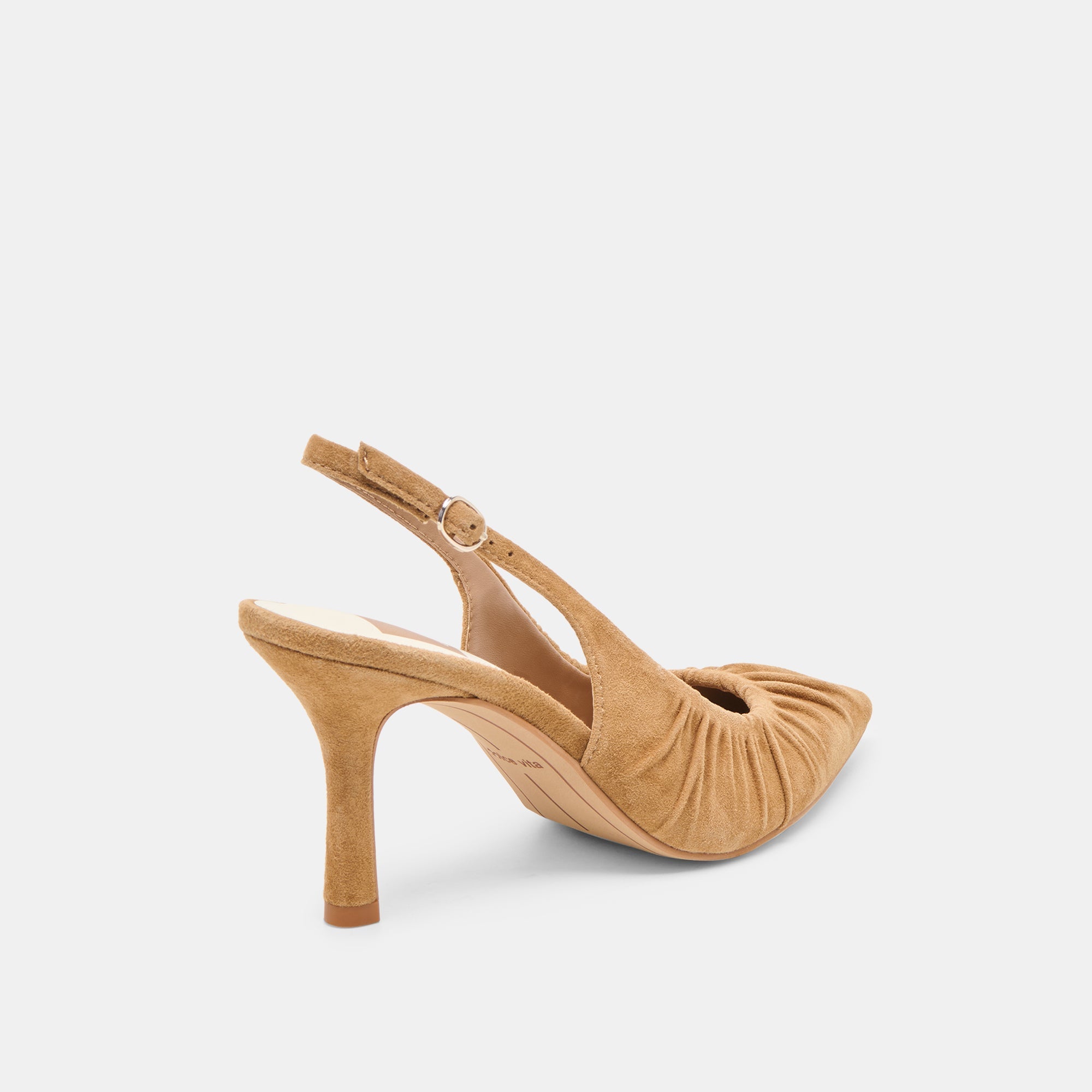 Keira Lt Brown Suede Heels / Dolce Vita