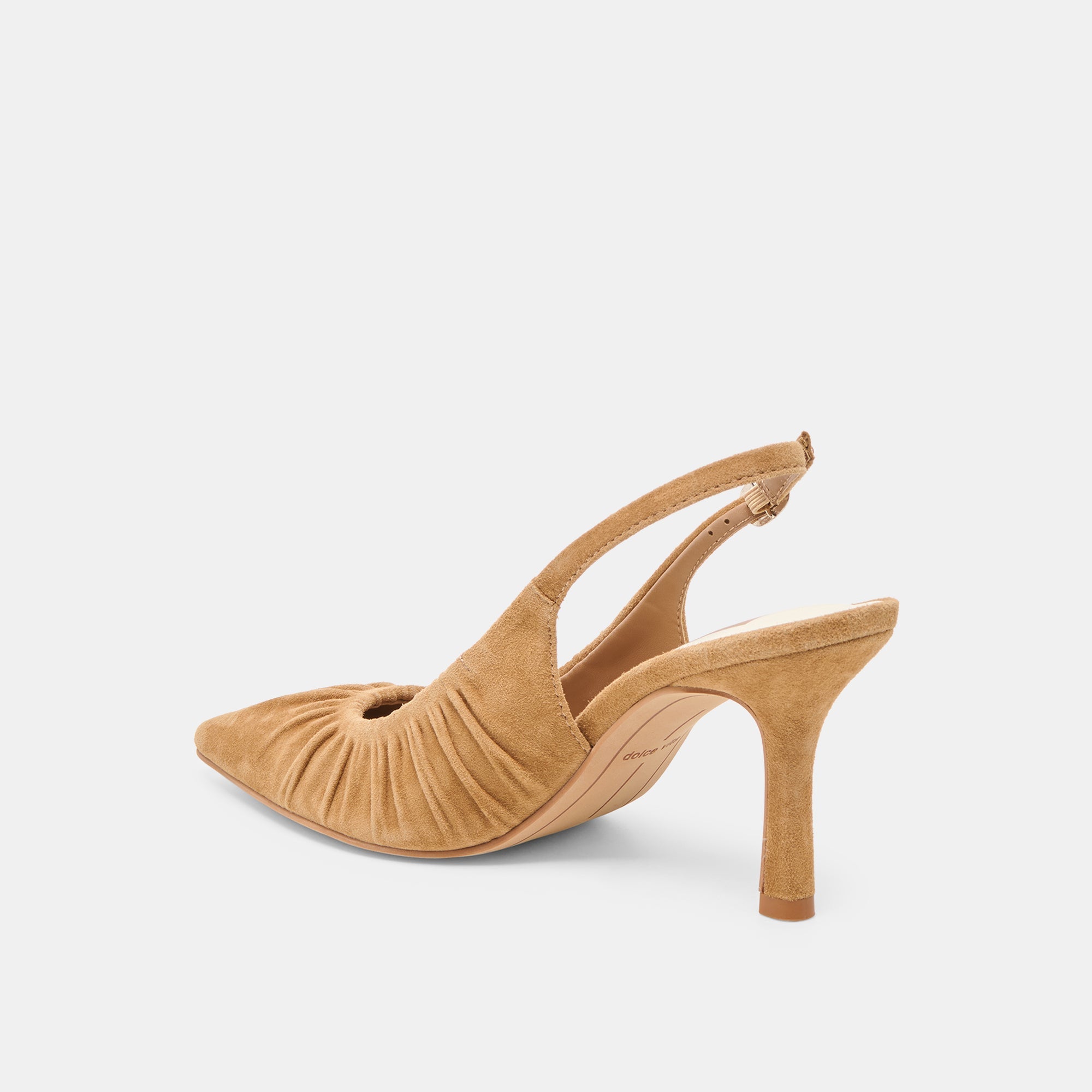 Keira Lt Brown Suede Heels / Dolce Vita
